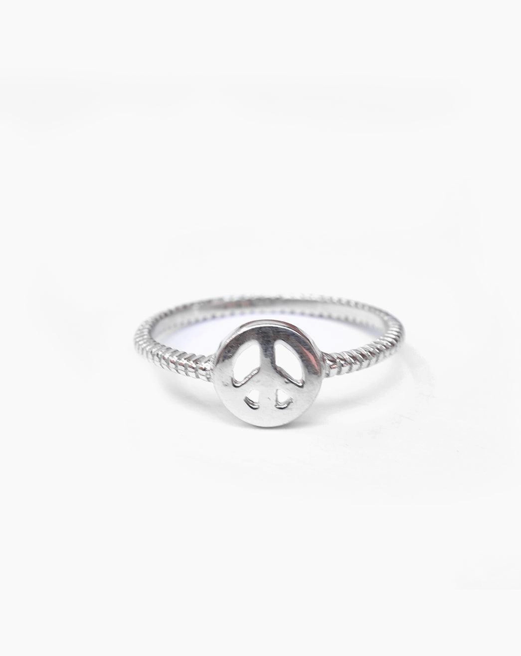 Peace Ring~ Sterling Silver 925~ SMR036