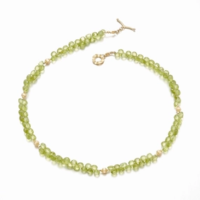 Peridot Briolette Necklace