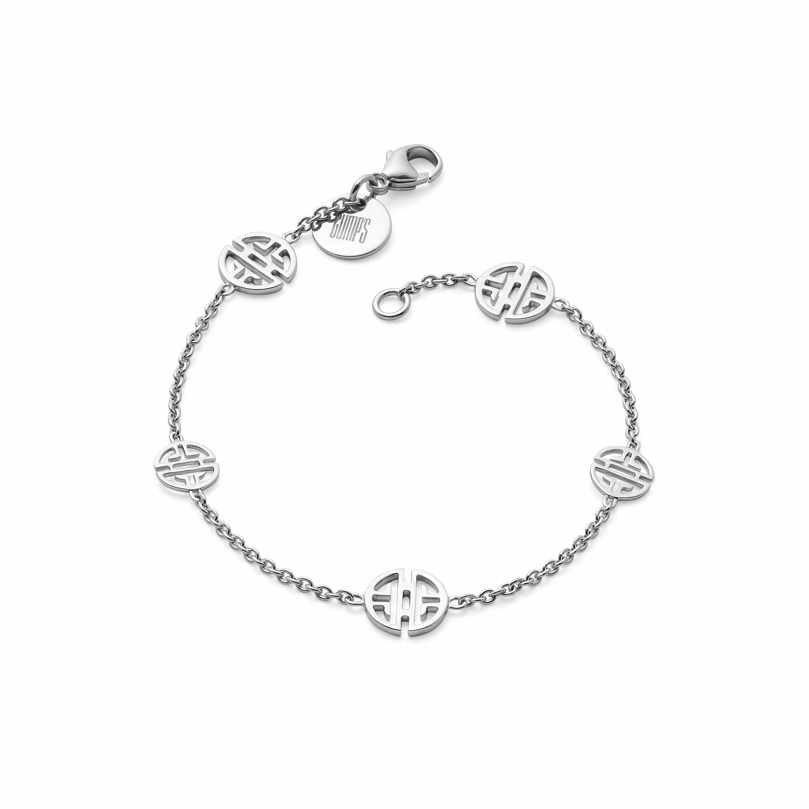 Petite Silver Shou Station Bracelet