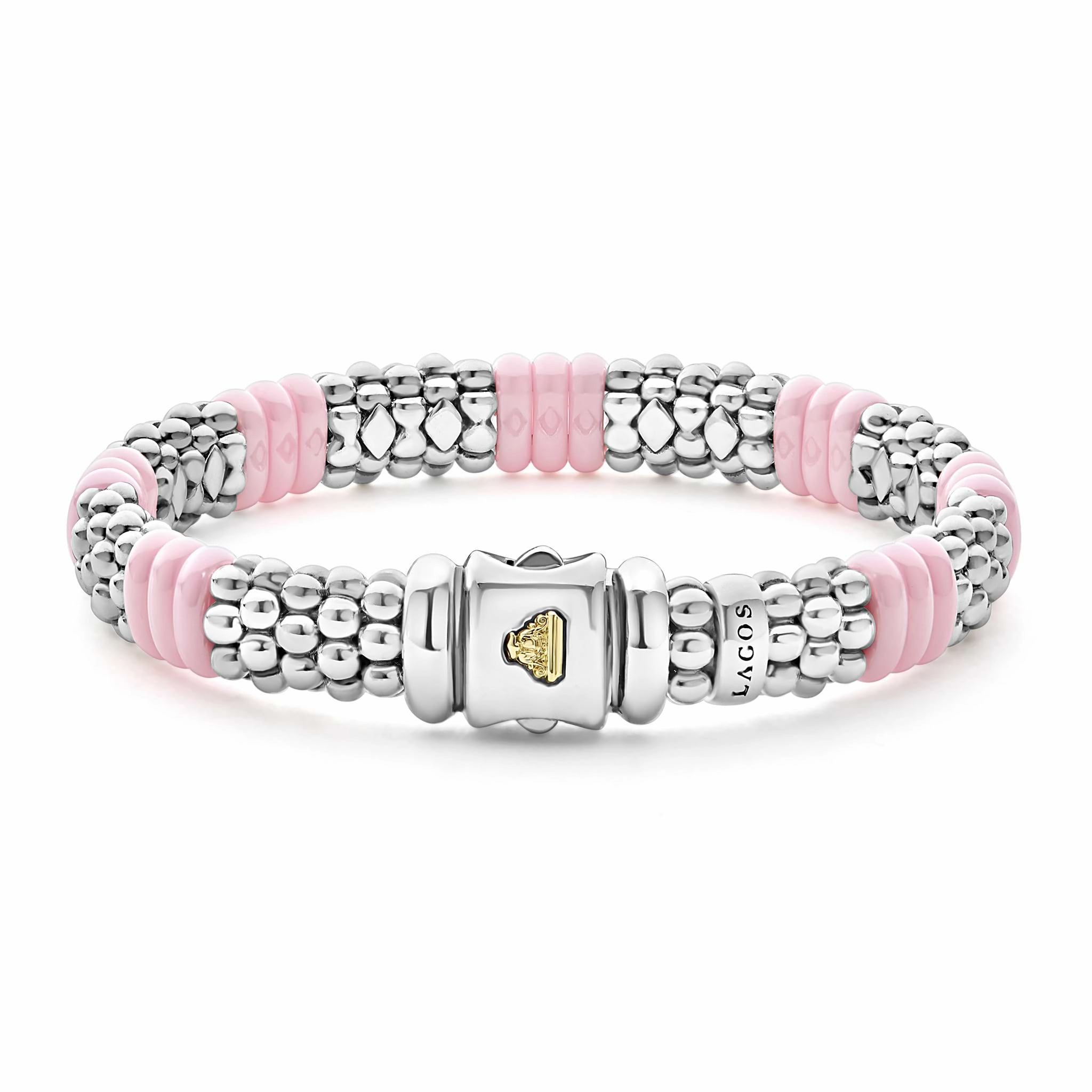 Pink Caviar Pink Ceramic Caviar Beaded Bracelet | 9mm