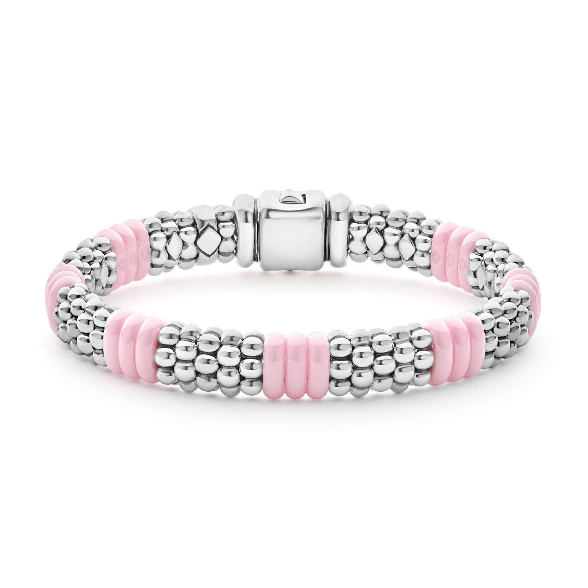 Pink Caviar Pink Ceramic Caviar Beaded Bracelet | 9mm