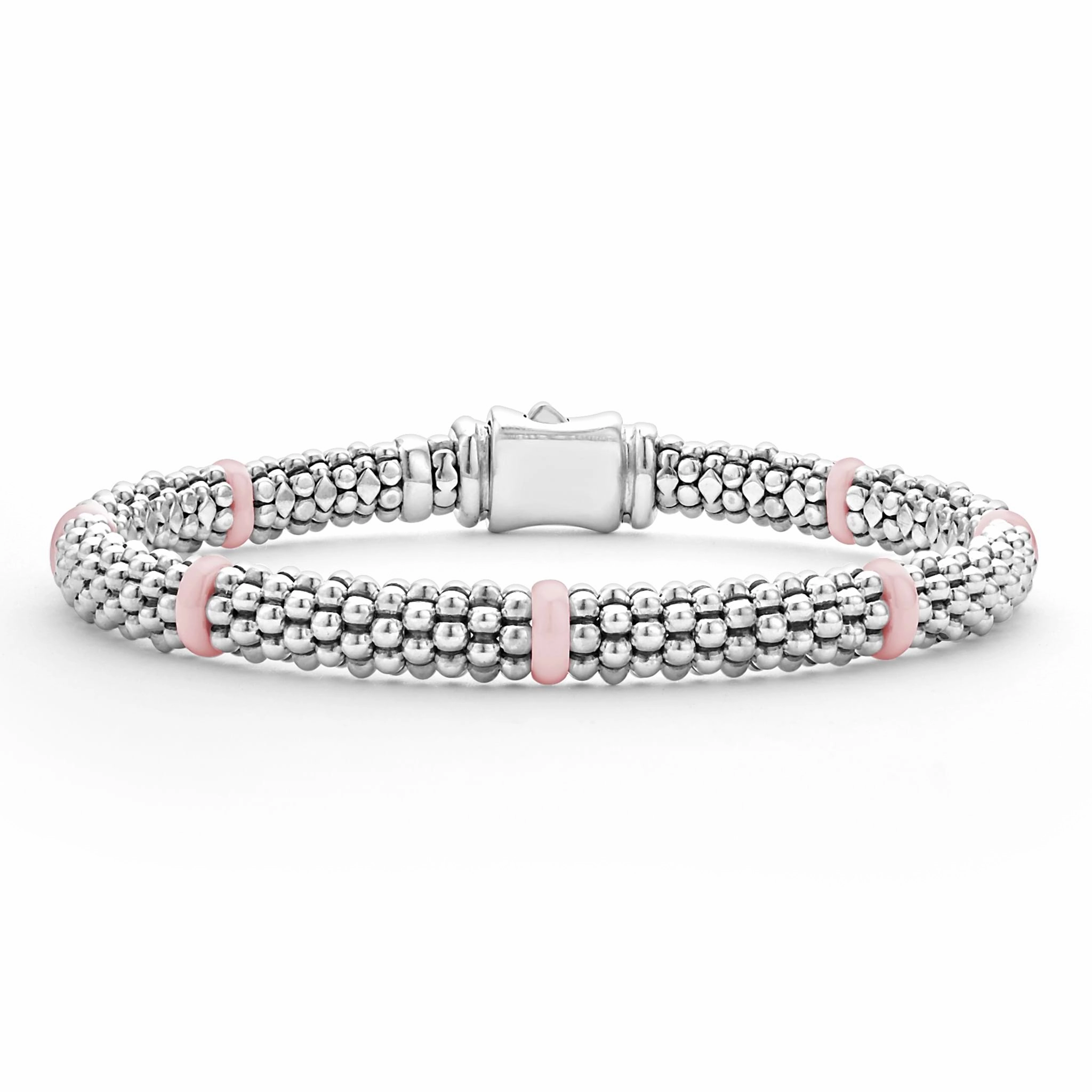 Pink Caviar Pink Ceramic Caviar Station Bracelet Gift Set