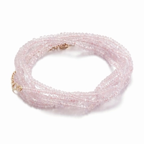 Pink Sapphire Wrap Bracelet