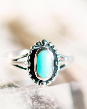 Pipeline Turquoise Ring ~ Sterling Silver 925~SMR009