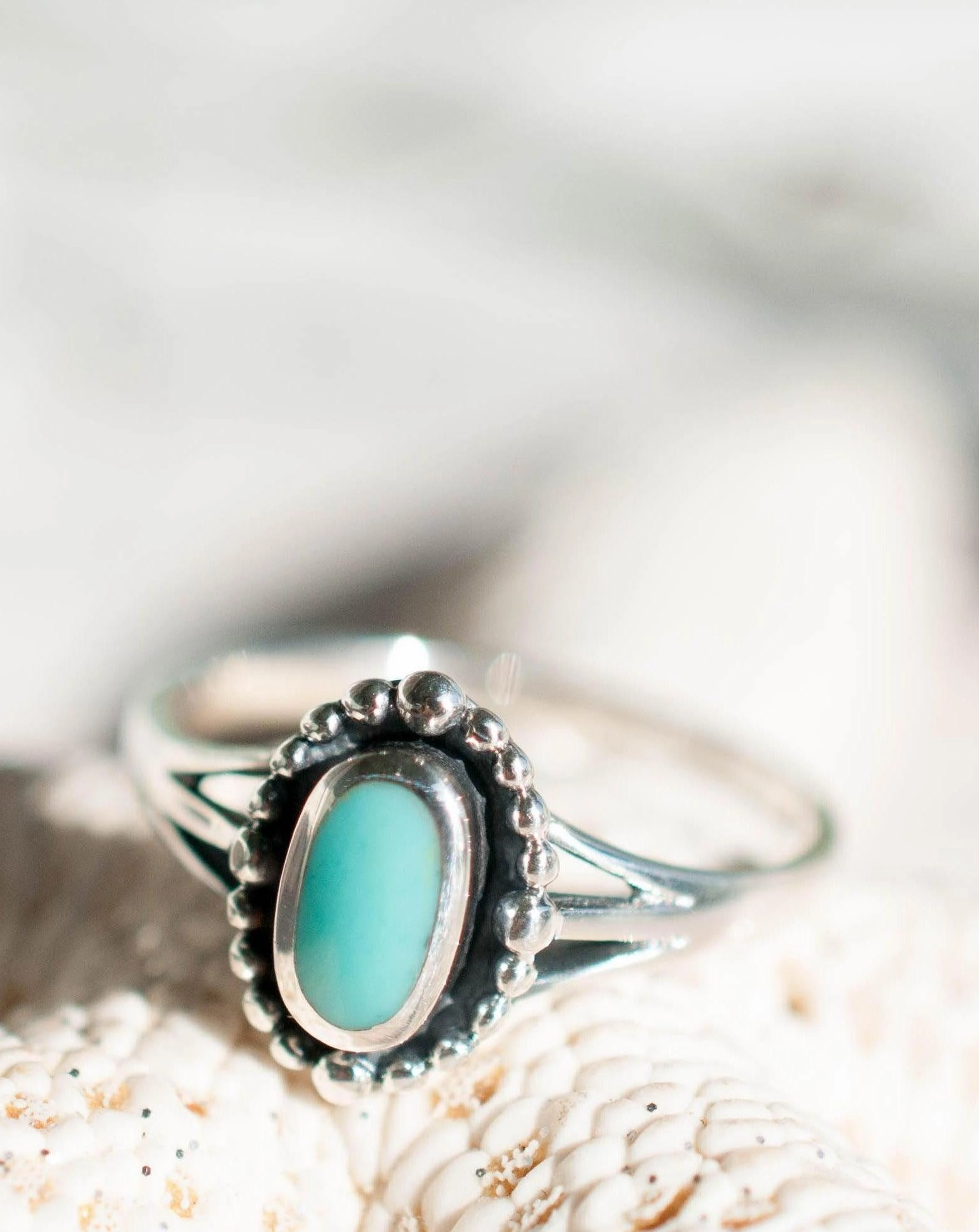 Pipeline Turquoise Ring ~ Sterling Silver 925~SMR009