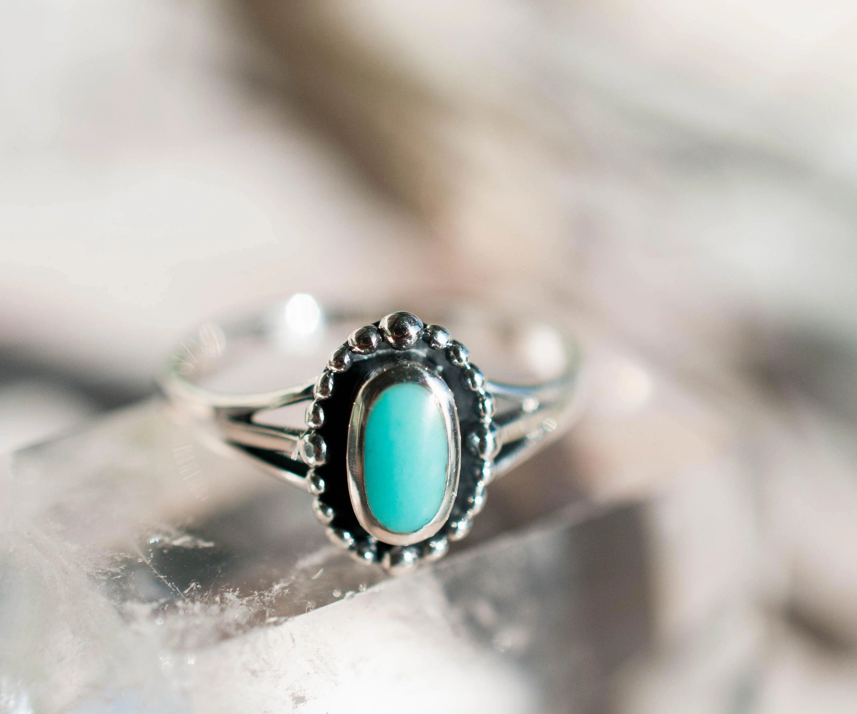 Pipeline Turquoise Ring ~ Sterling Silver 925~SMR009