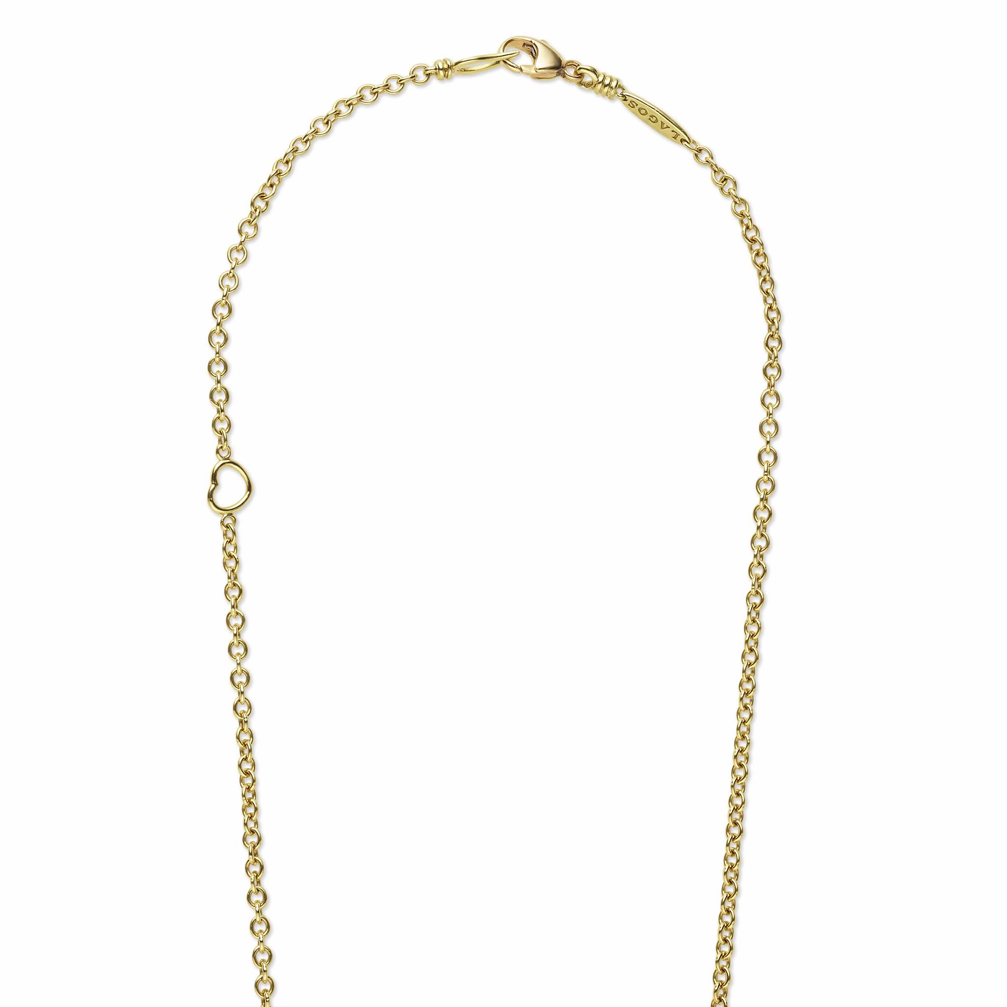 Rare Wonders 18K Gold Golf Karat Pendant Necklace