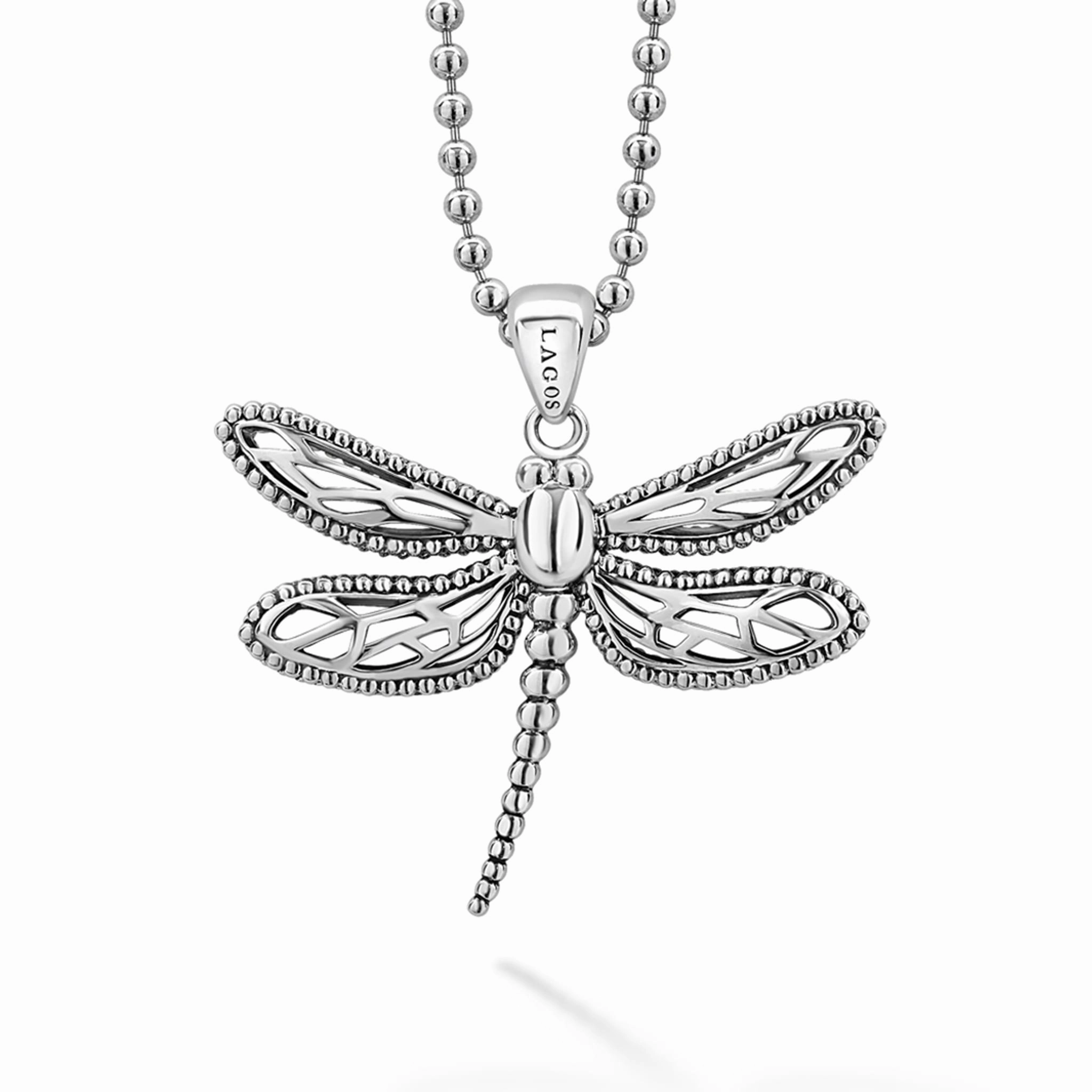 Rare Wonders Dragonfly Pendant Necklace