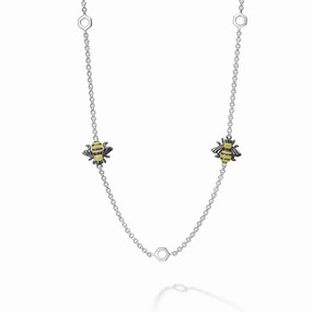 Rare Wonders Five Station Honeybee Necklace