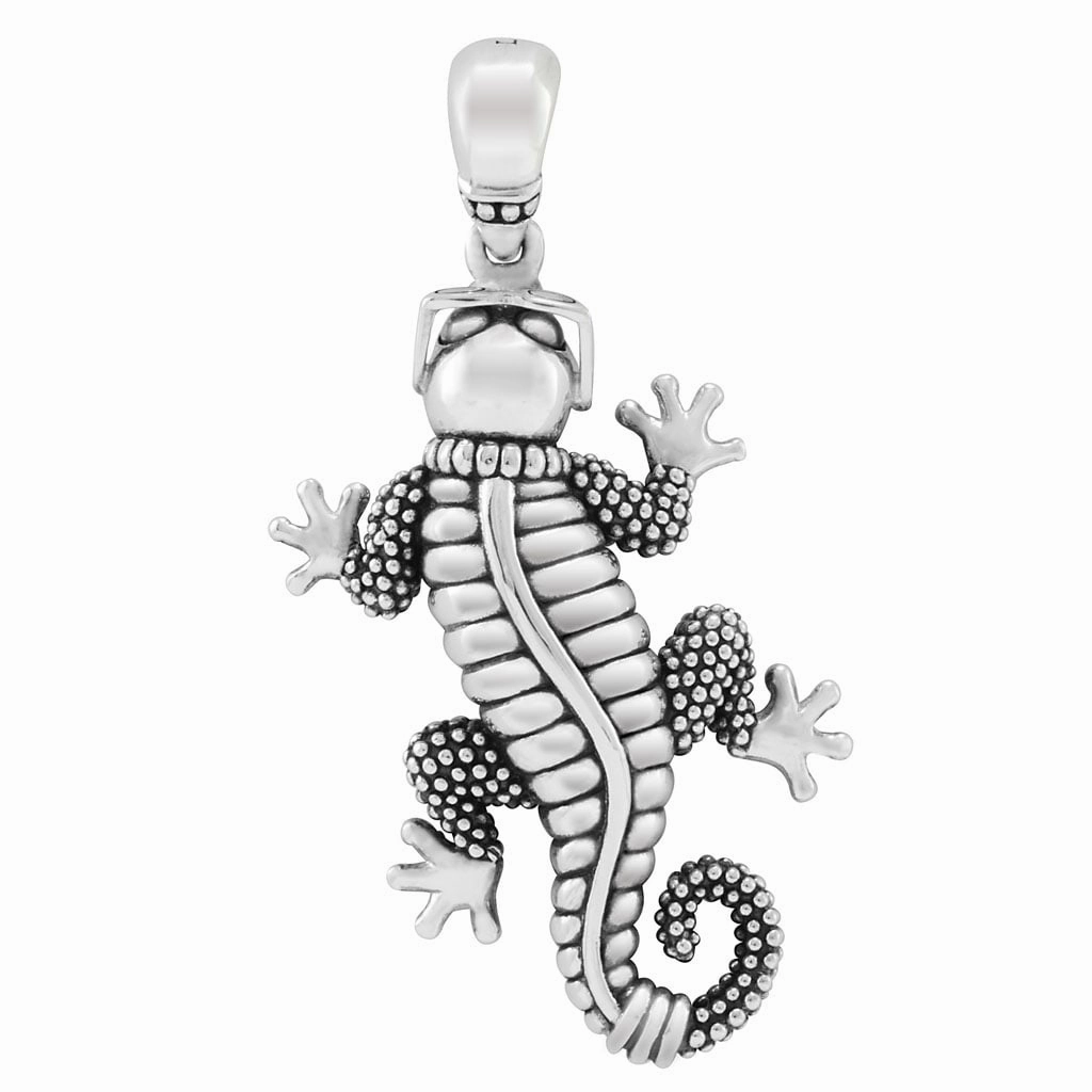 Rare Wonders Gecko Pendant Necklace