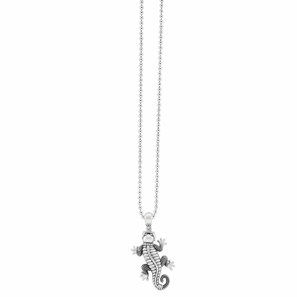 Rare Wonders Gecko Pendant Necklace