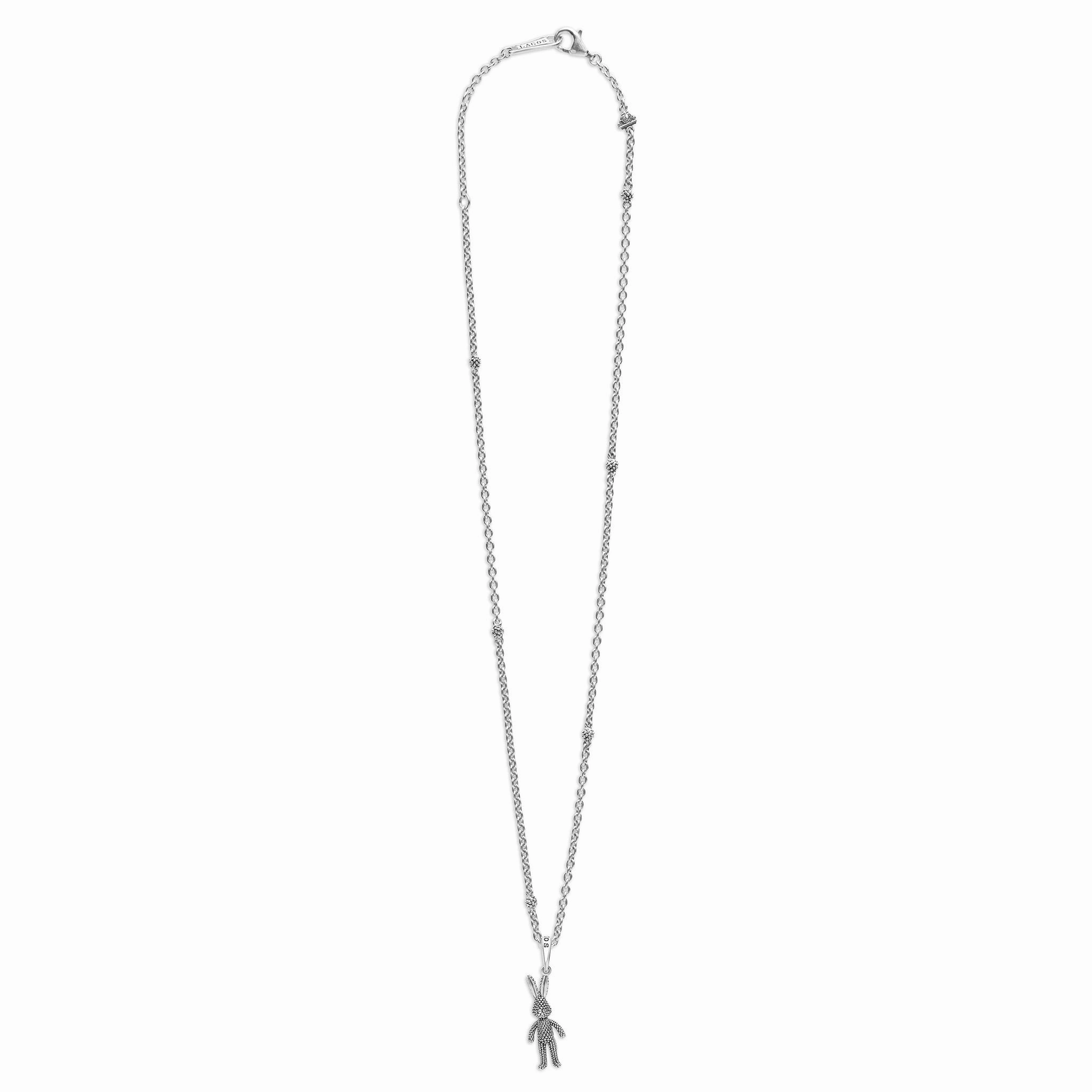 Rare Wonders Petite Silver Karat Pendant Necklace