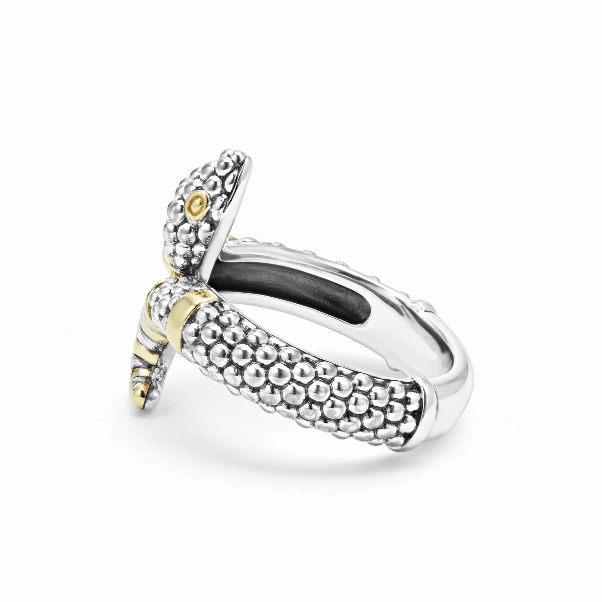 Rare Wonders Two-Tone Snake Ring