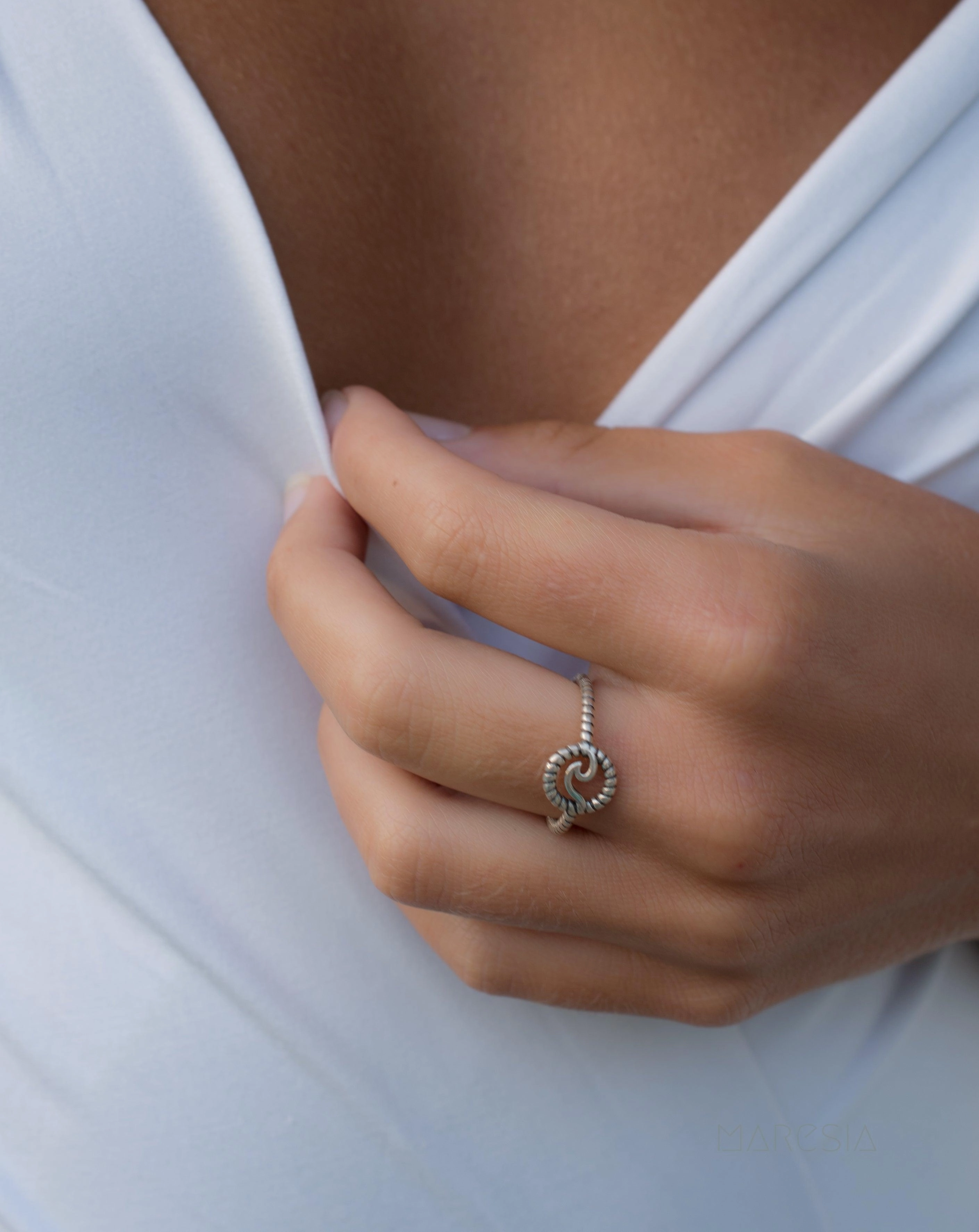 Recreio Ring~ Sterling Silver 925~ SMR091