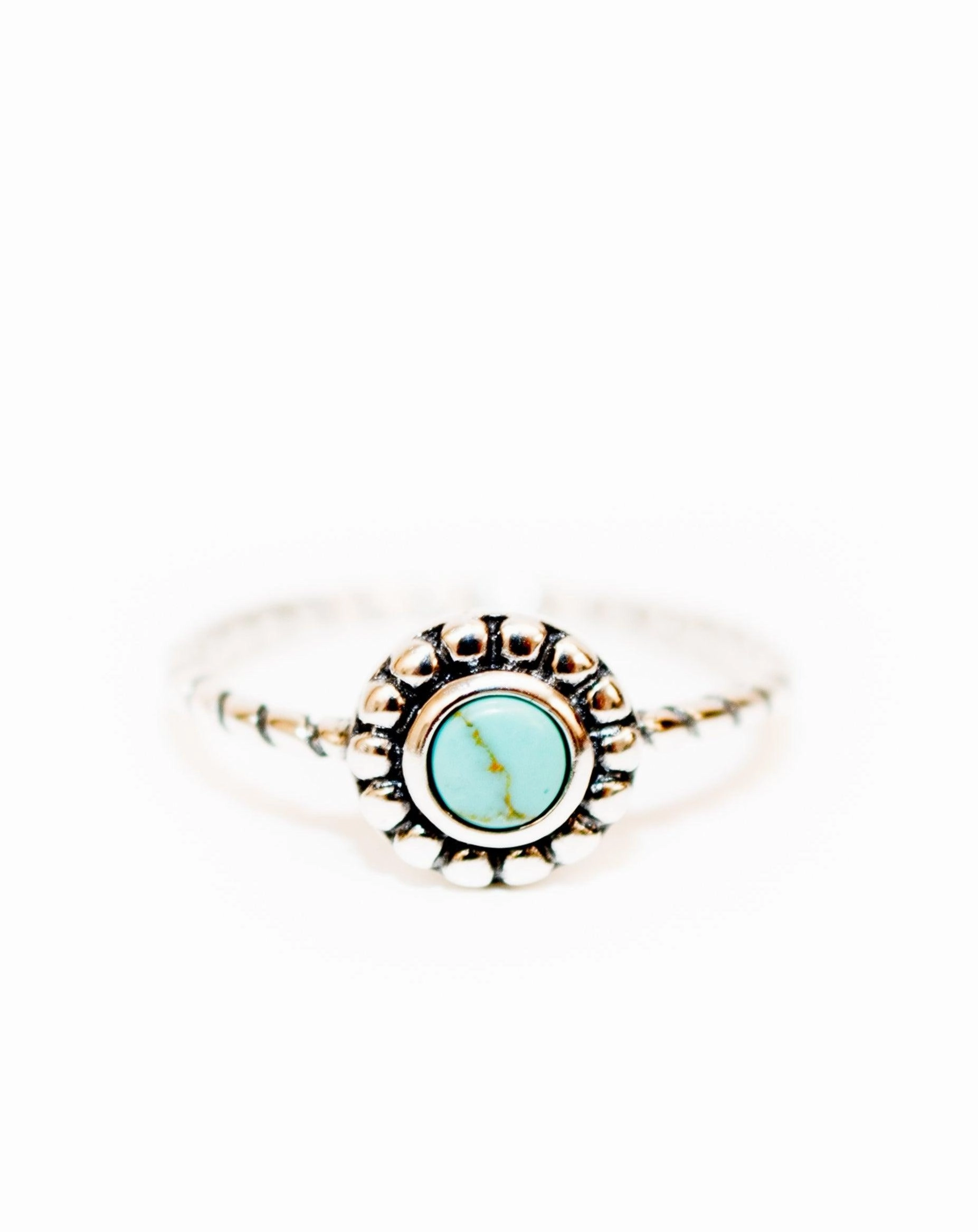 Rio Tavares Turquoise Ring ~ Sterling Silver 925~SMR023