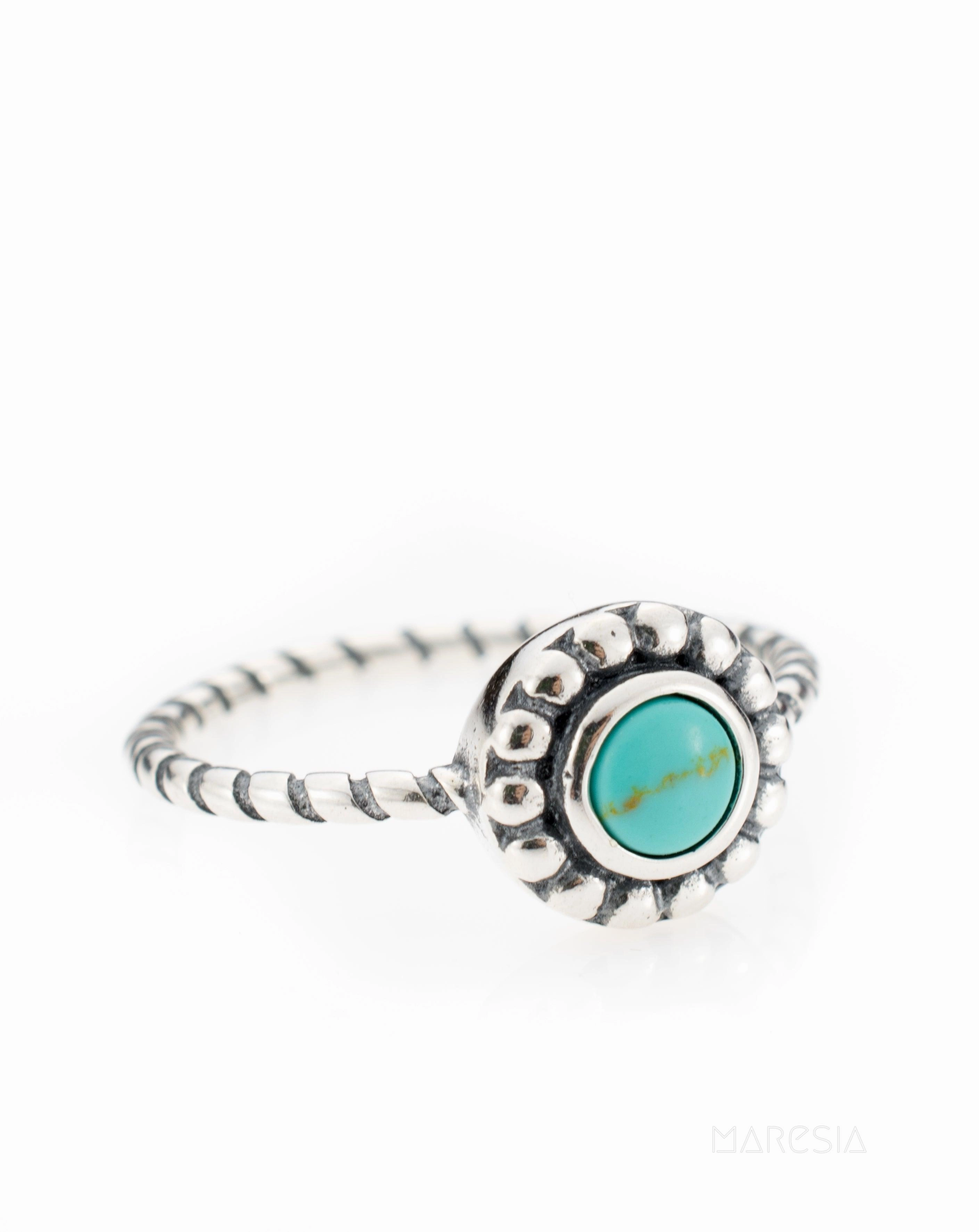 Rio Tavares Turquoise Ring ~ Sterling Silver 925~SMR023