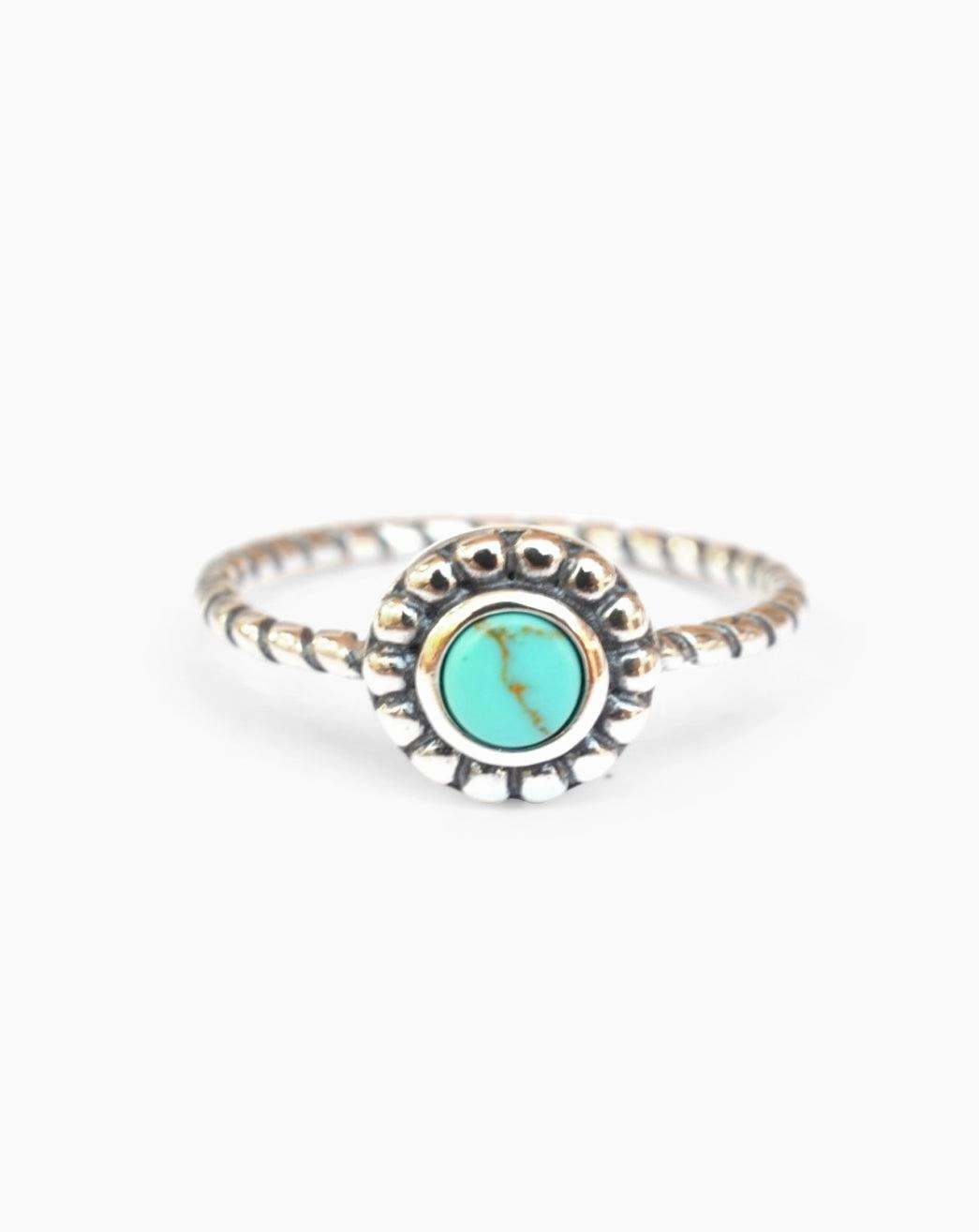 Rio Tavares Turquoise Ring ~ Sterling Silver 925~SMR023