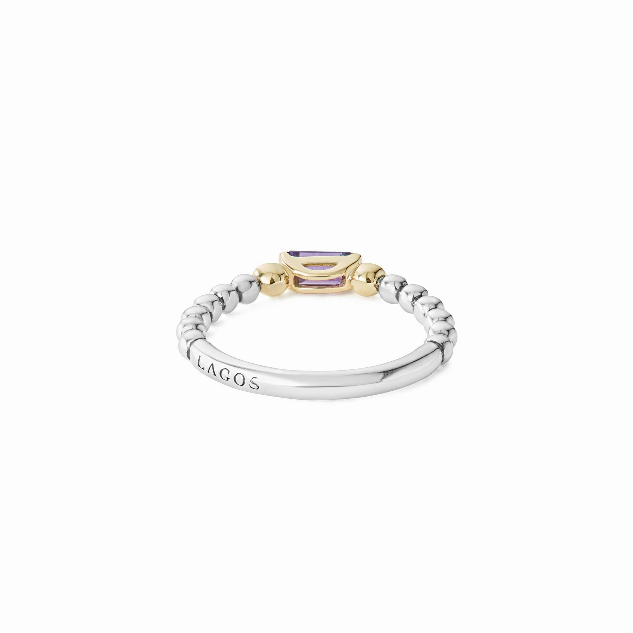 Rittenhouse Amethyst and Diamond Stacking Ring