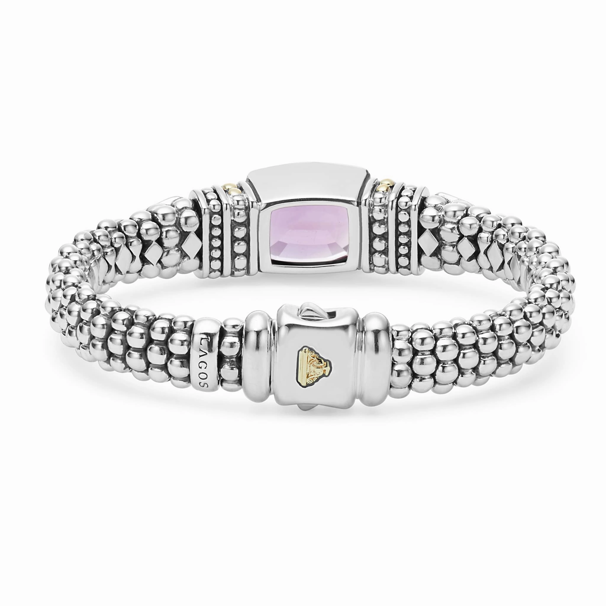 Rittenhouse Amethyst Caviar Bracelet | 9mm