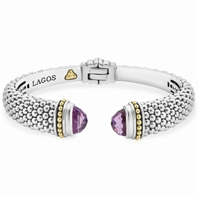 Rittenhouse Amethyst Cuff Bracelet | 12mm