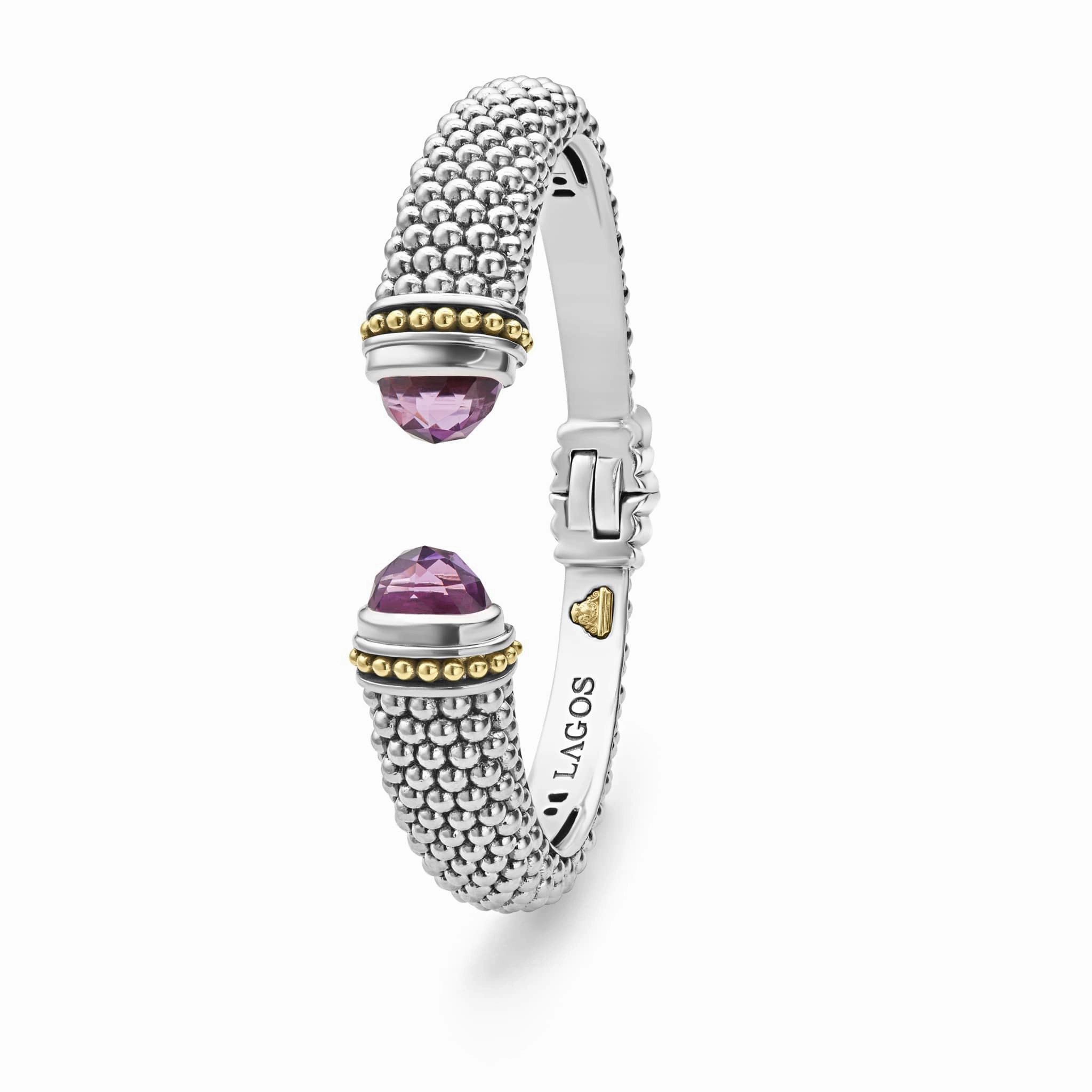 Rittenhouse Amethyst Cuff Bracelet | 12mm
