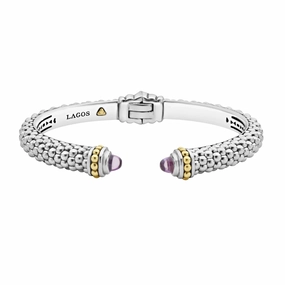 Rittenhouse Amethyst Cuff Bracelet | 8mm