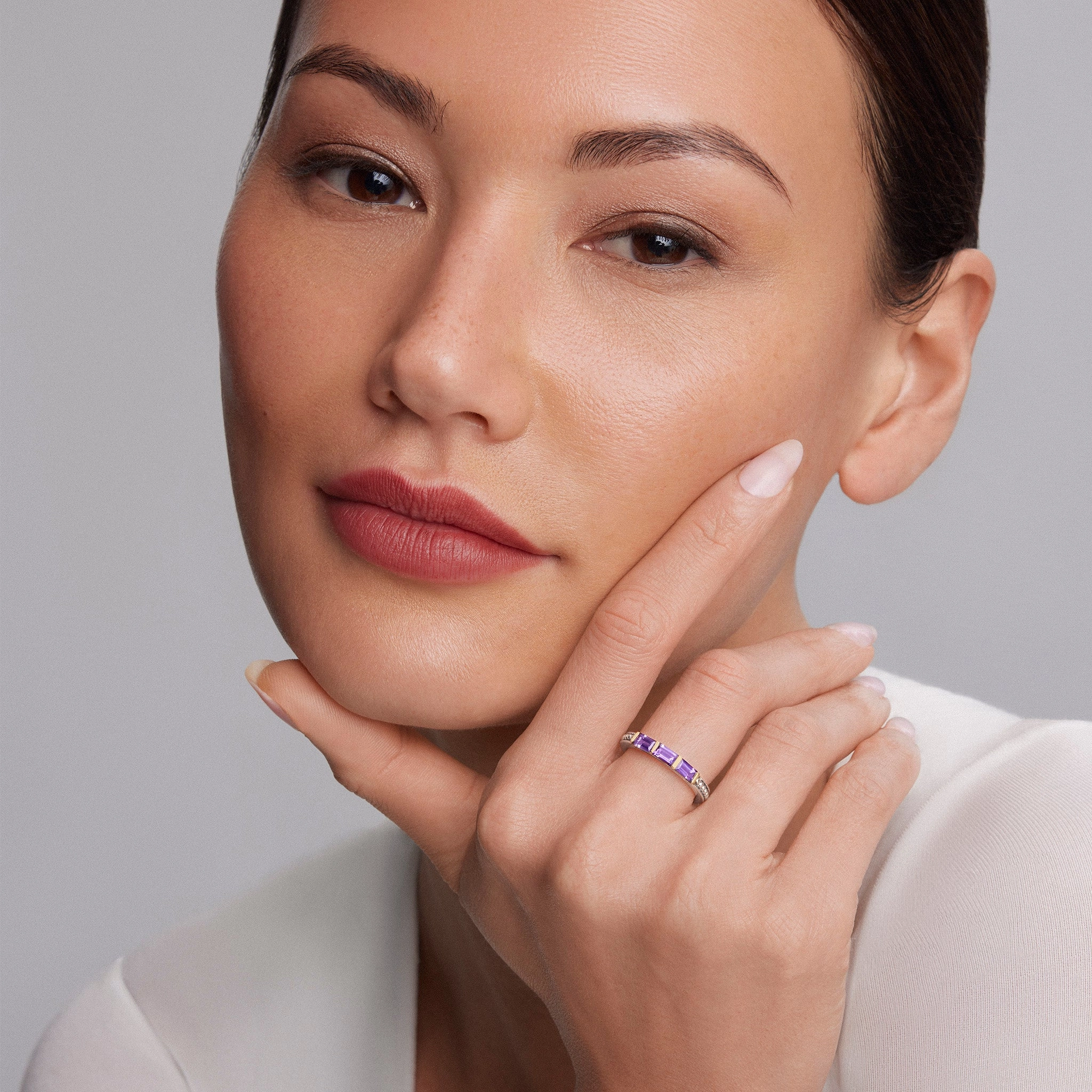 Rittenhouse Amethyst Stacking Ring