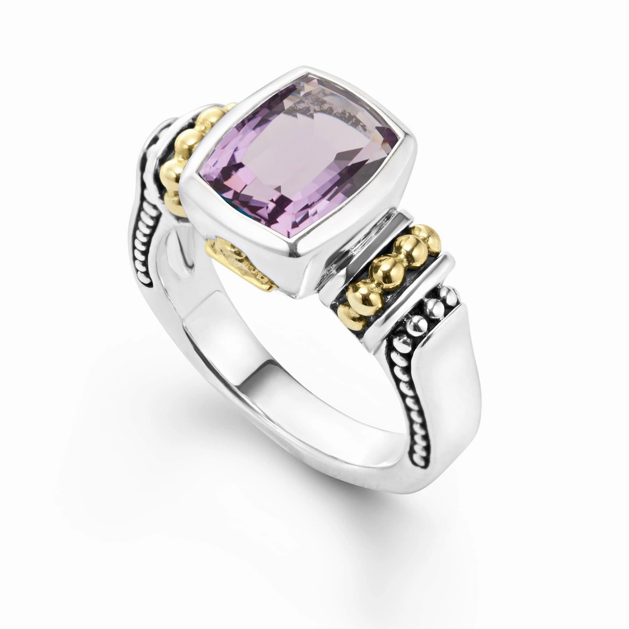 Rittenhouse Bezel-Set Amethyst Ring