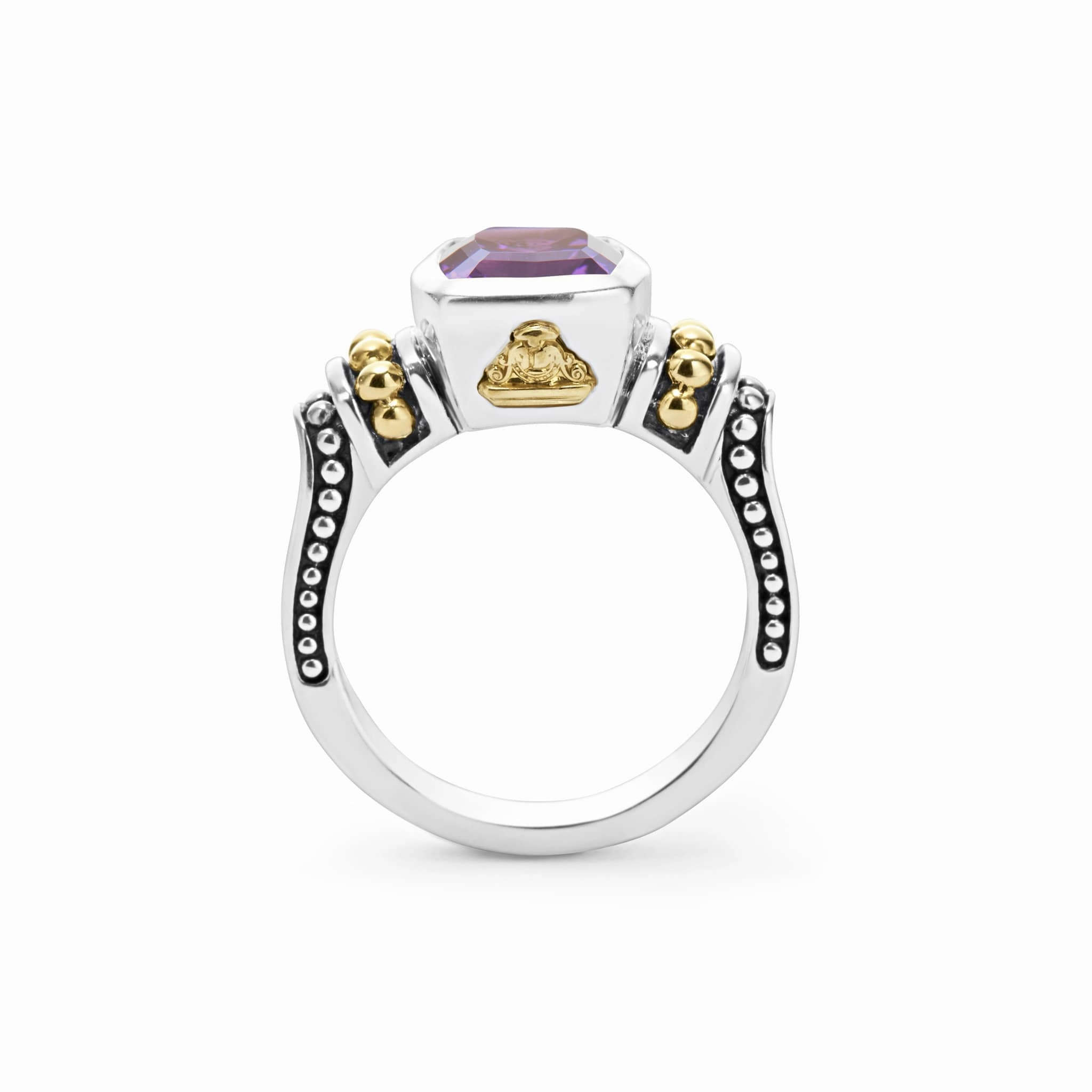 Rittenhouse Bezel-Set Amethyst Ring