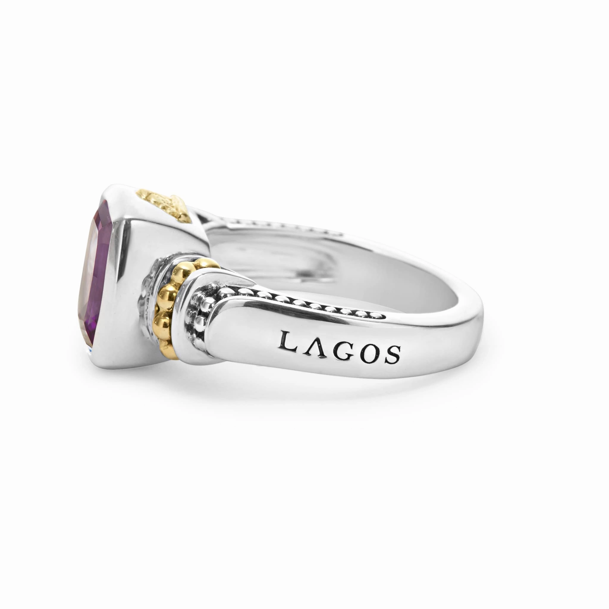 Rittenhouse Bezel-Set Amethyst Ring