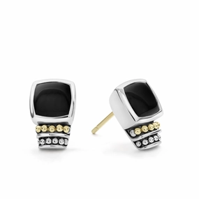 Rittenhouse Bezel-Set Onyx Stud Earrings