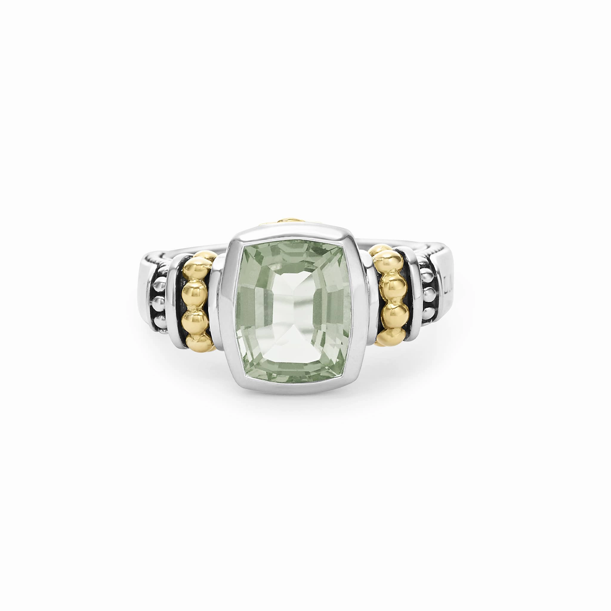 Rittenhouse Bezel-Set Prasiolite Ring