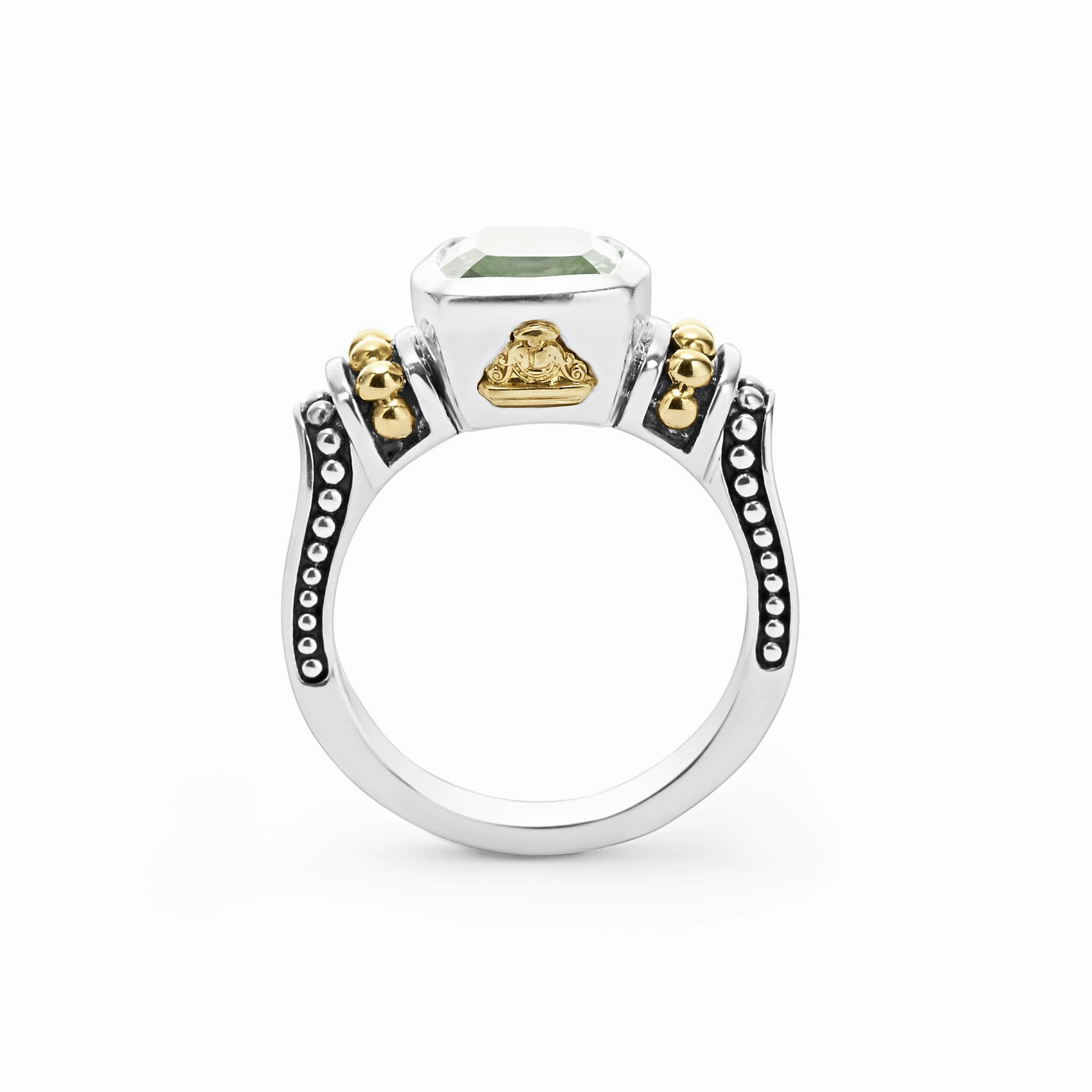 Rittenhouse Bezel-Set Prasiolite Ring