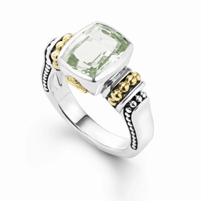 Rittenhouse Bezel-Set Prasiolite Ring