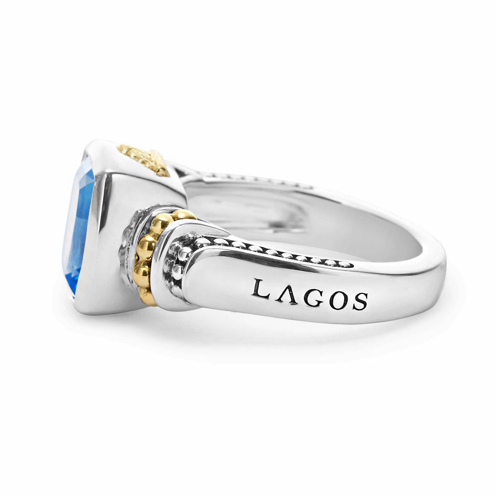 Rittenhouse Bezel-Set Swiss Blue Topaz Ring