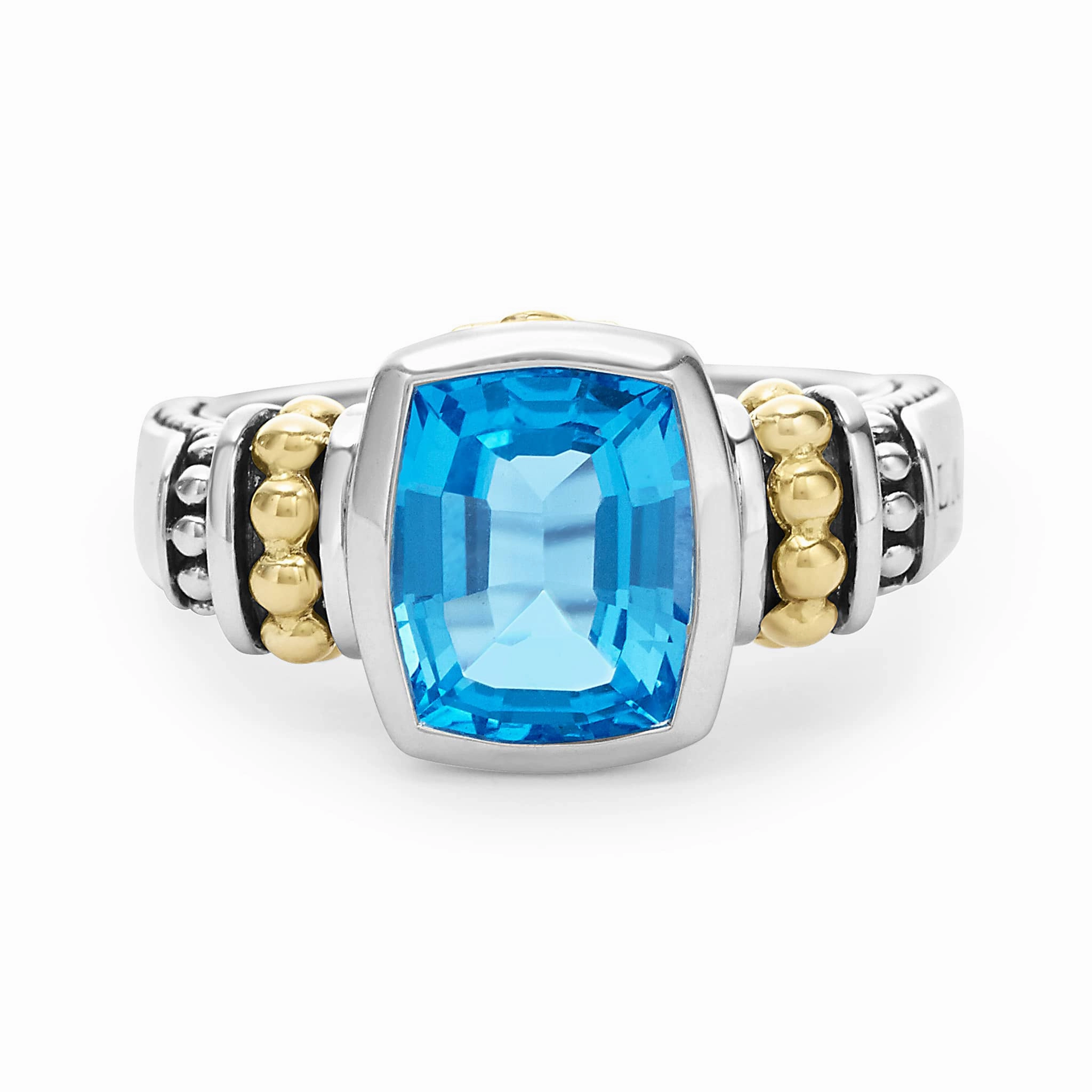 Rittenhouse Bezel-Set Swiss Blue Topaz Ring