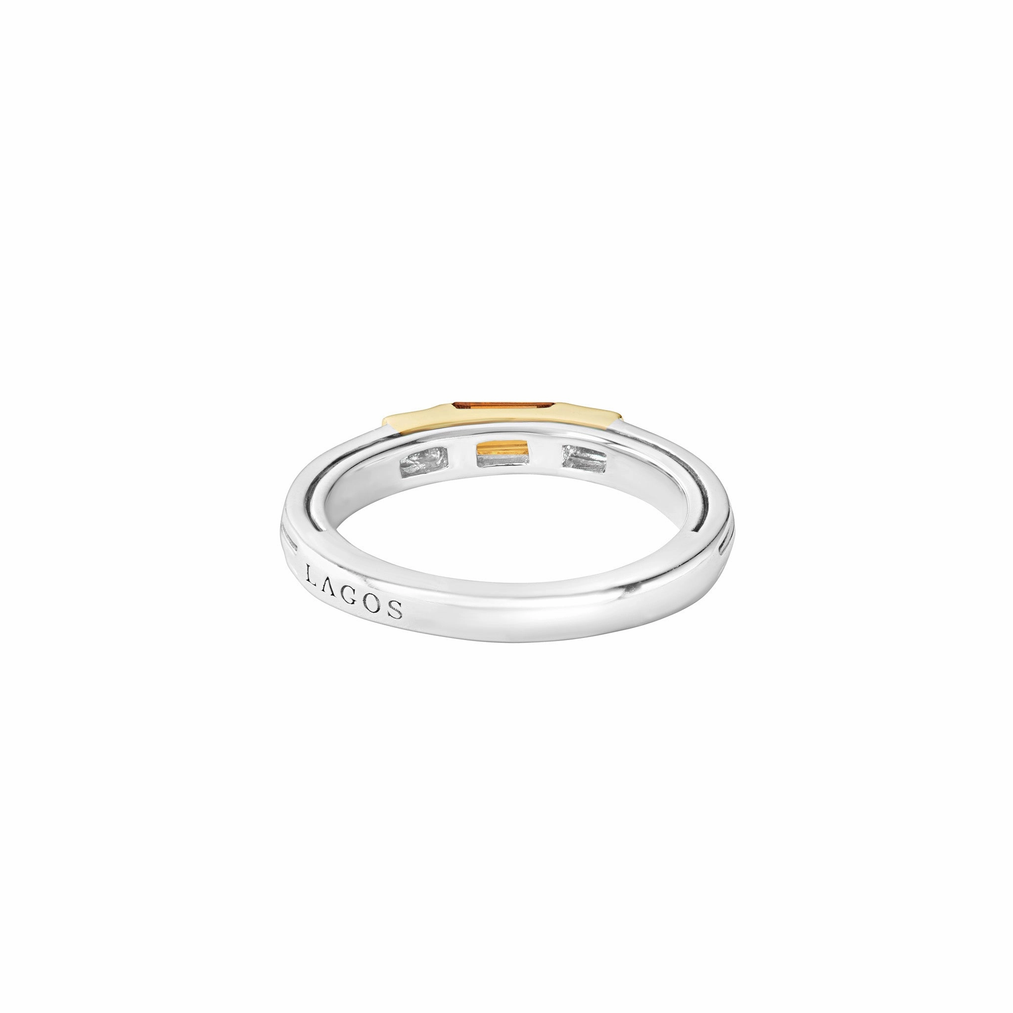 Rittenhouse Citrine and Diamond Stacking Ring