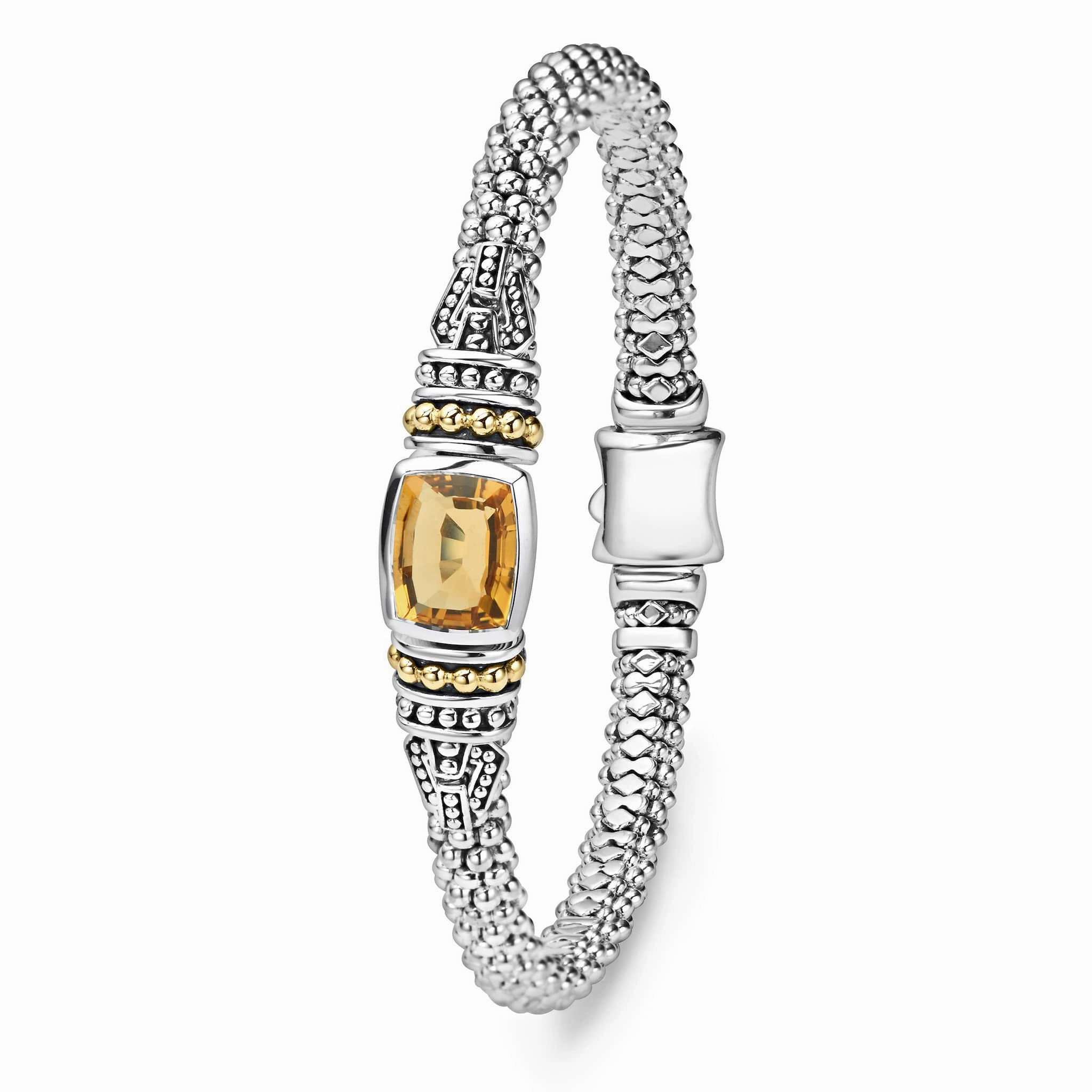 Rittenhouse Citrine Caviar Bracelet | 6mm