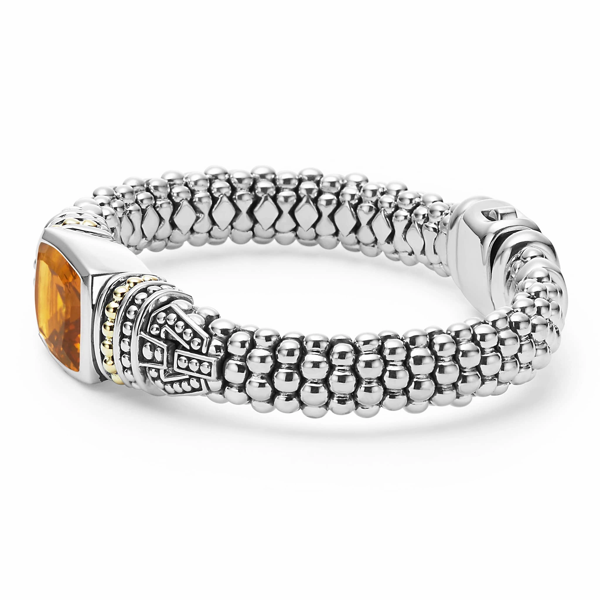 Rittenhouse Citrine Caviar Bracelet | 9mm