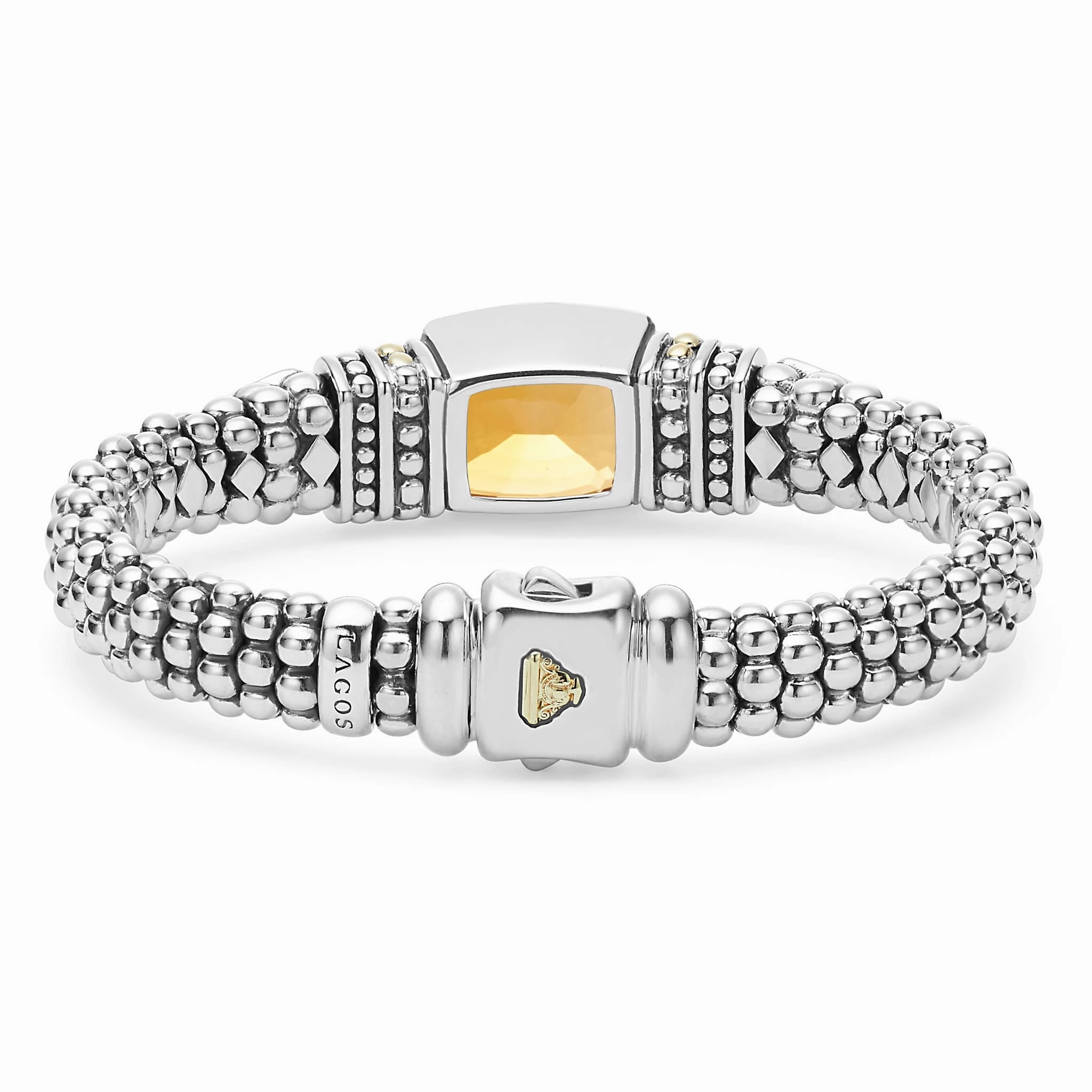 Rittenhouse Citrine Caviar Bracelet | 9mm
