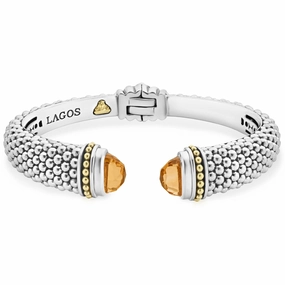 Rittenhouse Citrine Cuff Bracelet | 12mm