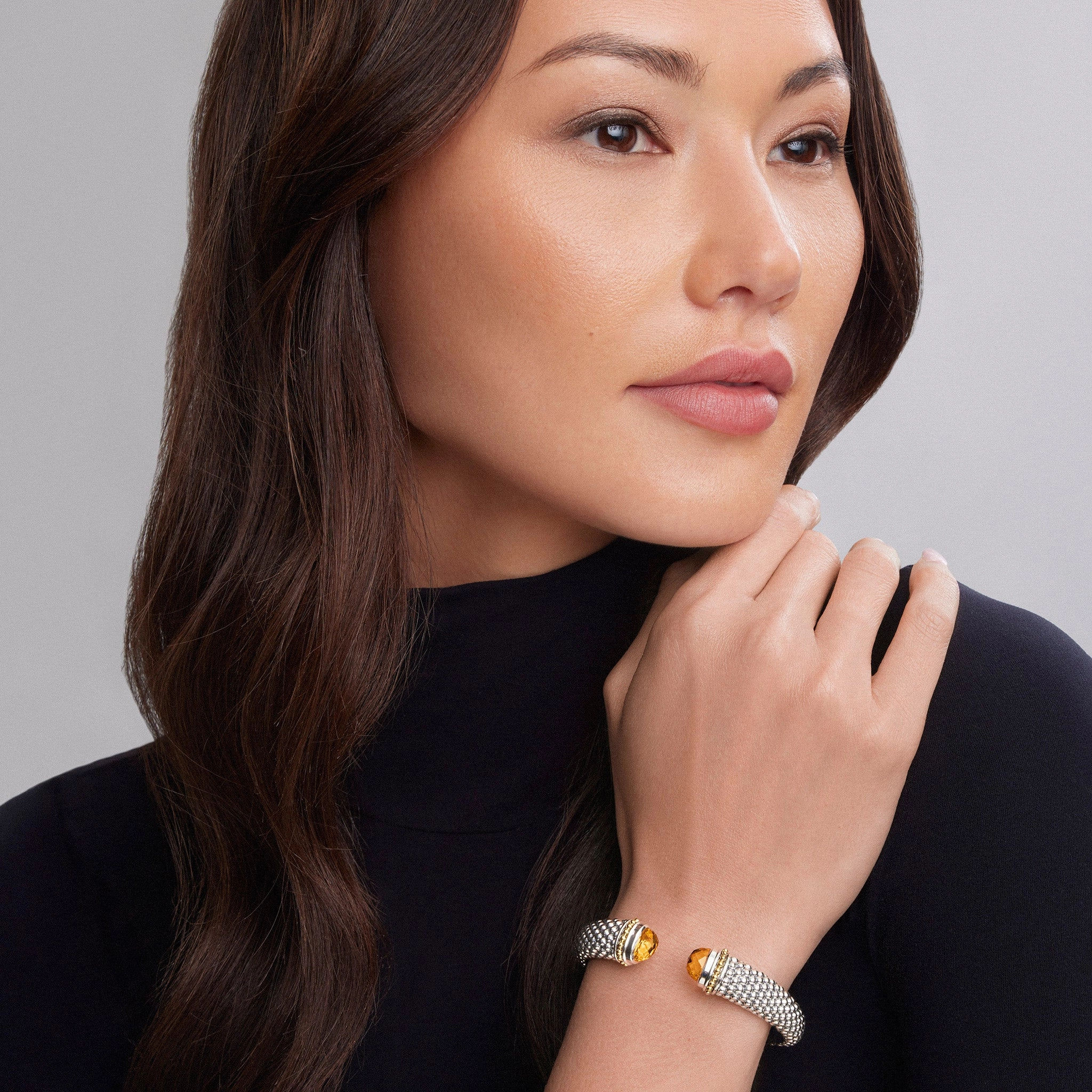 Rittenhouse Citrine Cuff Bracelet | 12mm