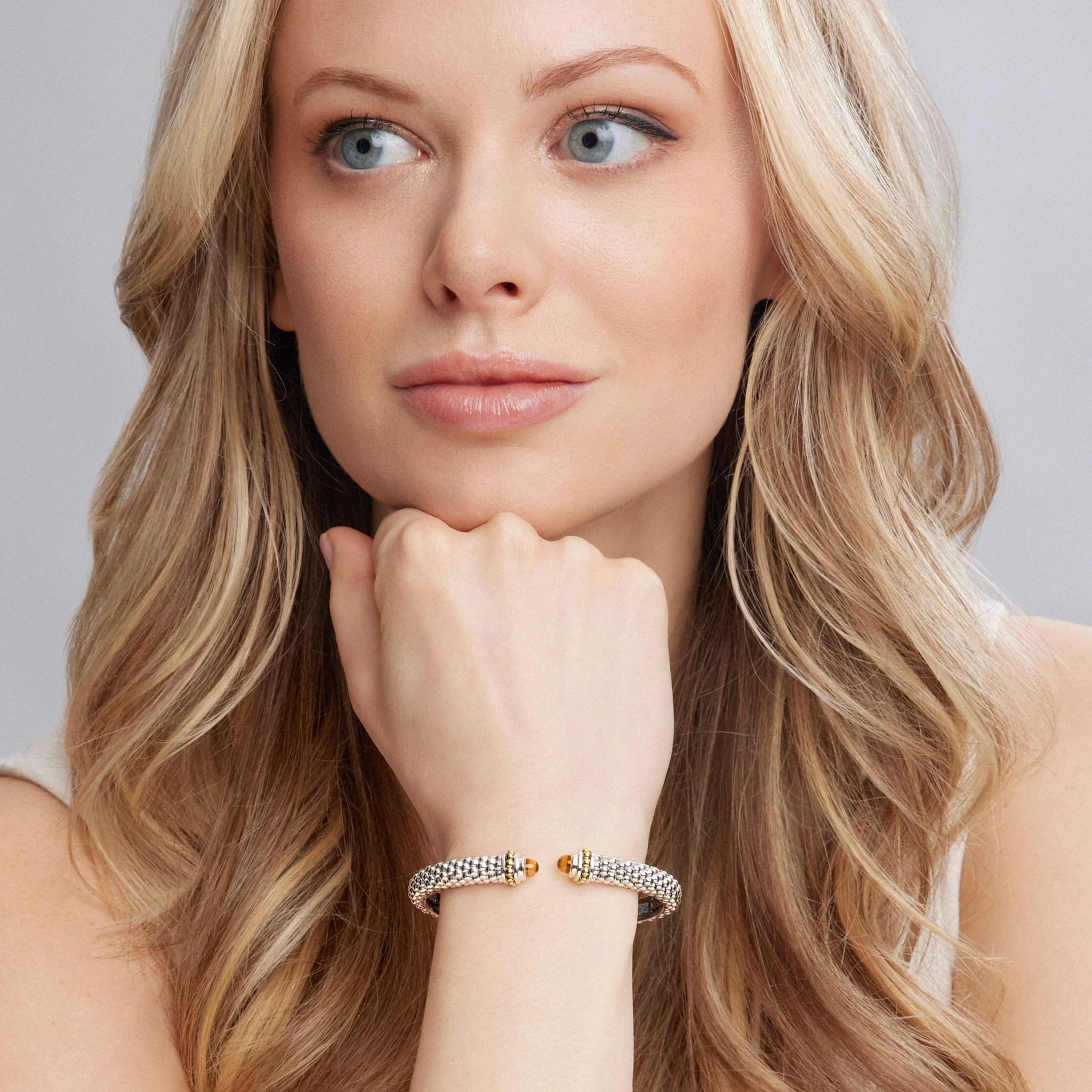Rittenhouse Citrine Cuff Bracelet | 8mm