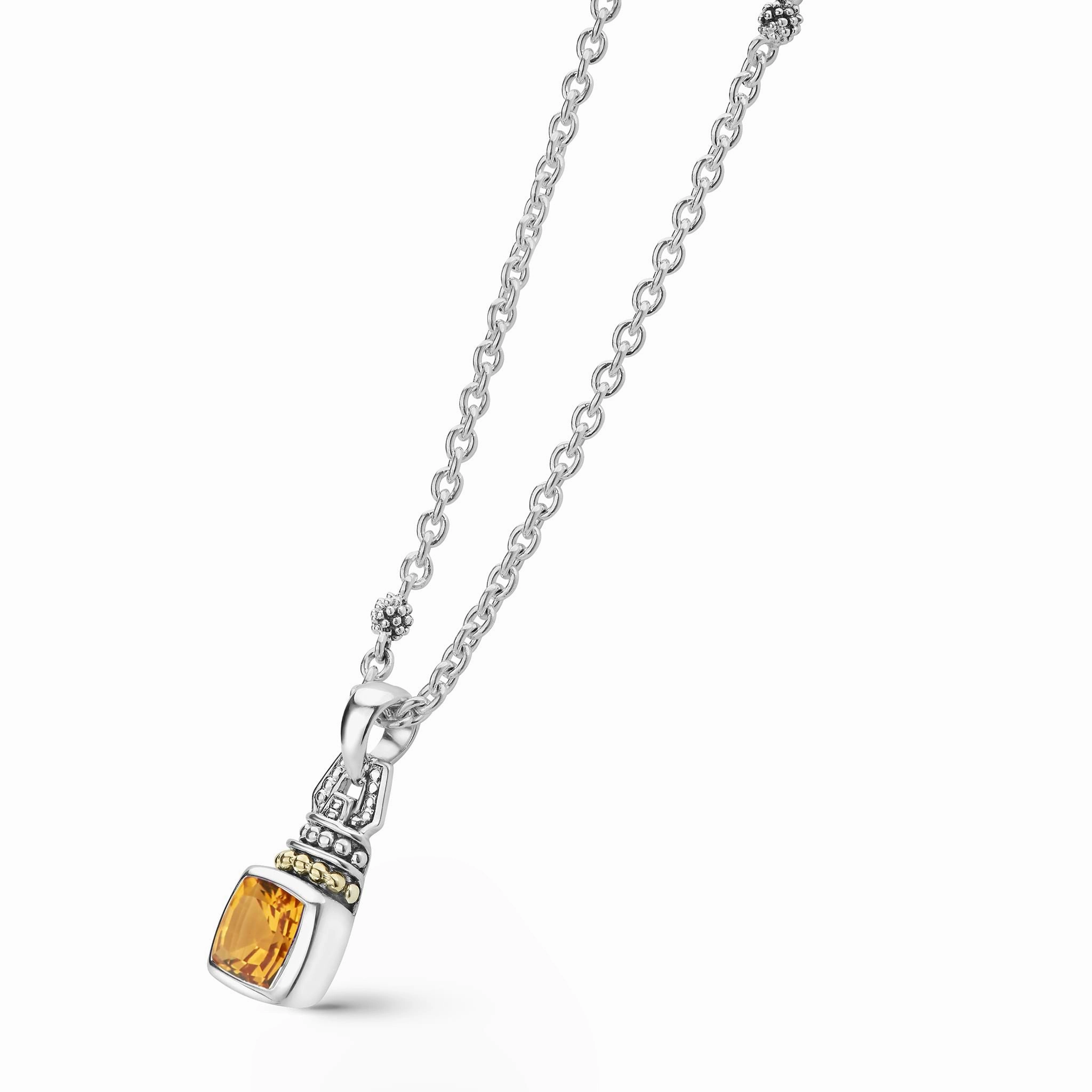 Rittenhouse Citrine Pendant Necklace