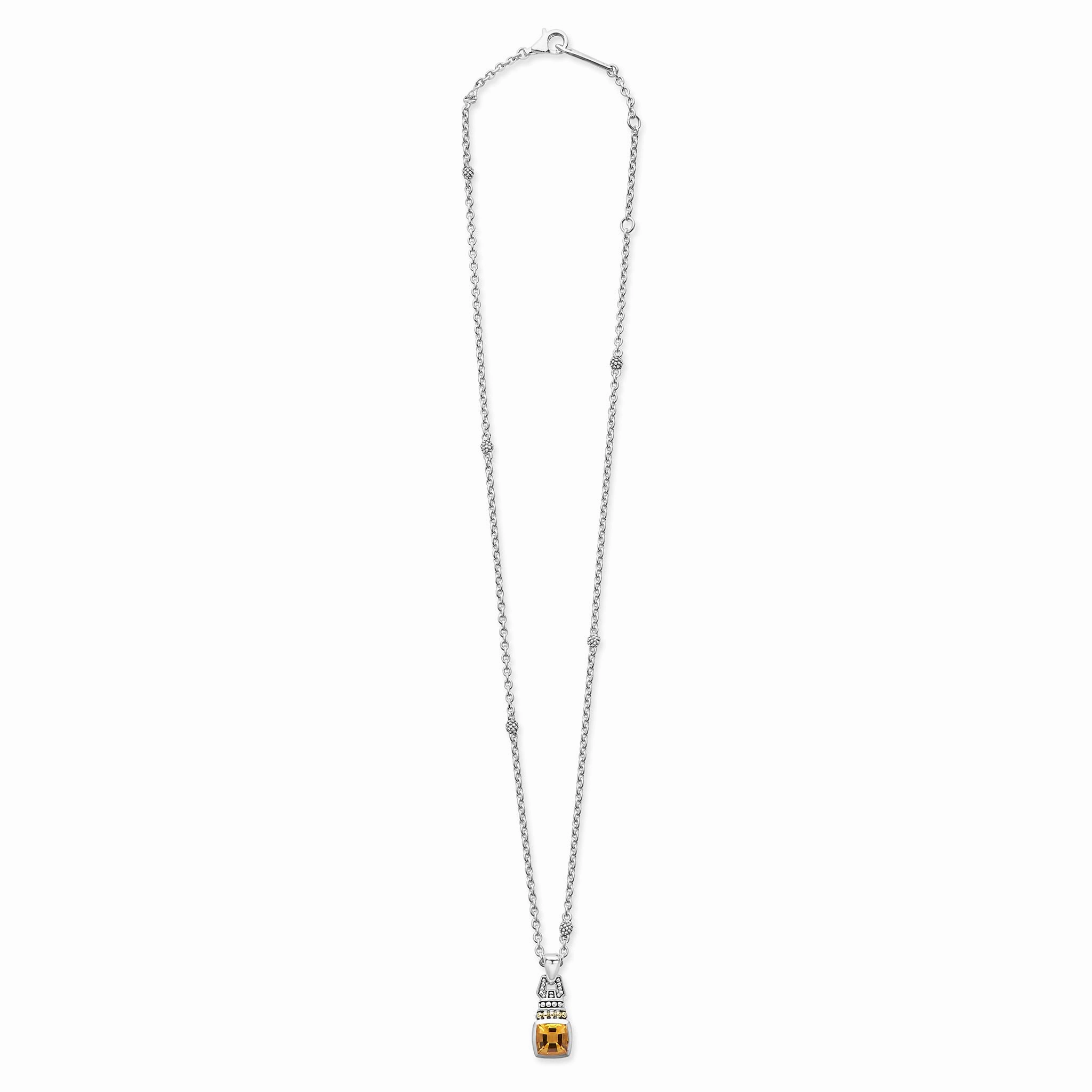 Rittenhouse Citrine Pendant Necklace