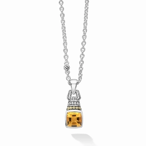 Rittenhouse Citrine Pendant Necklace