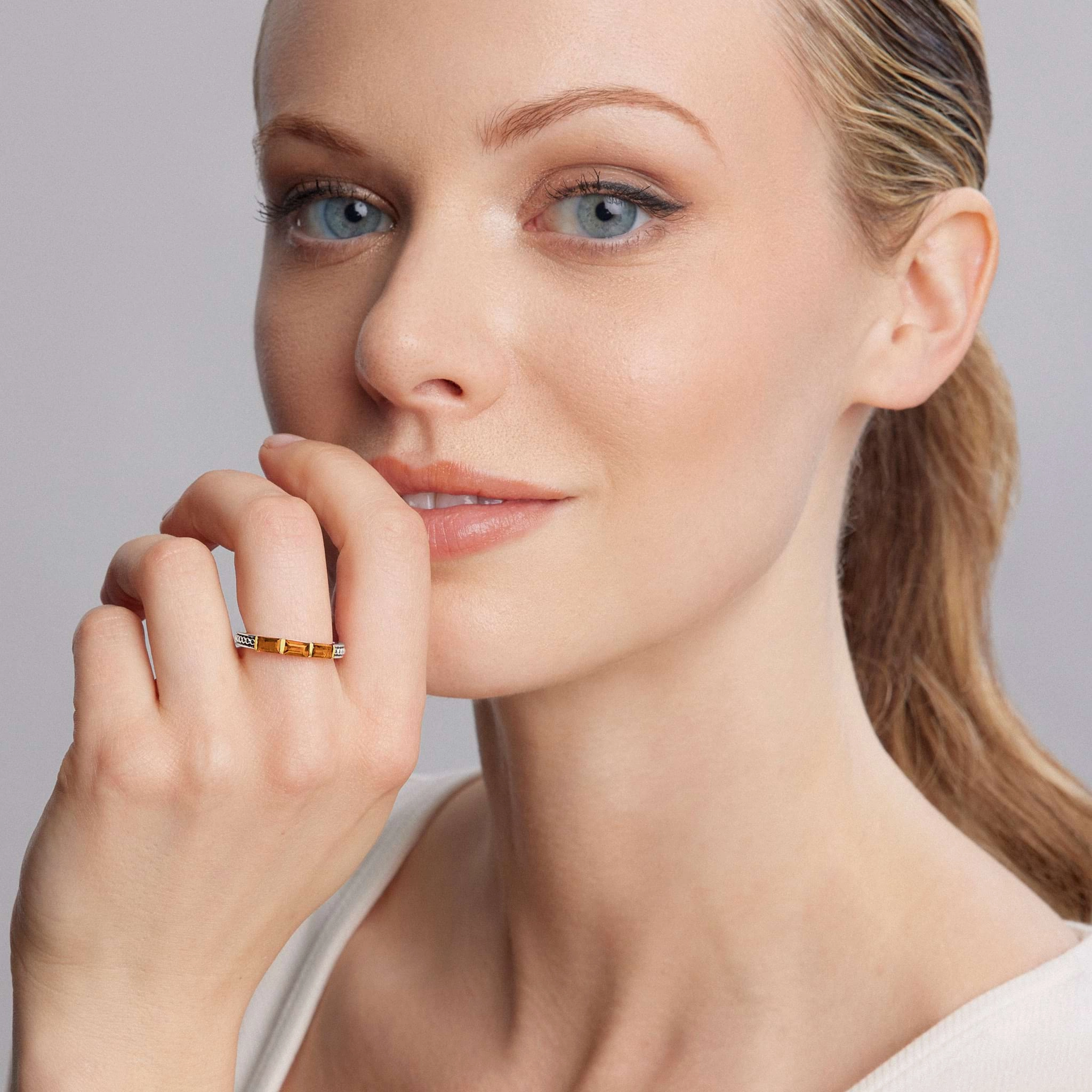 Rittenhouse Citrine Stacking Ring