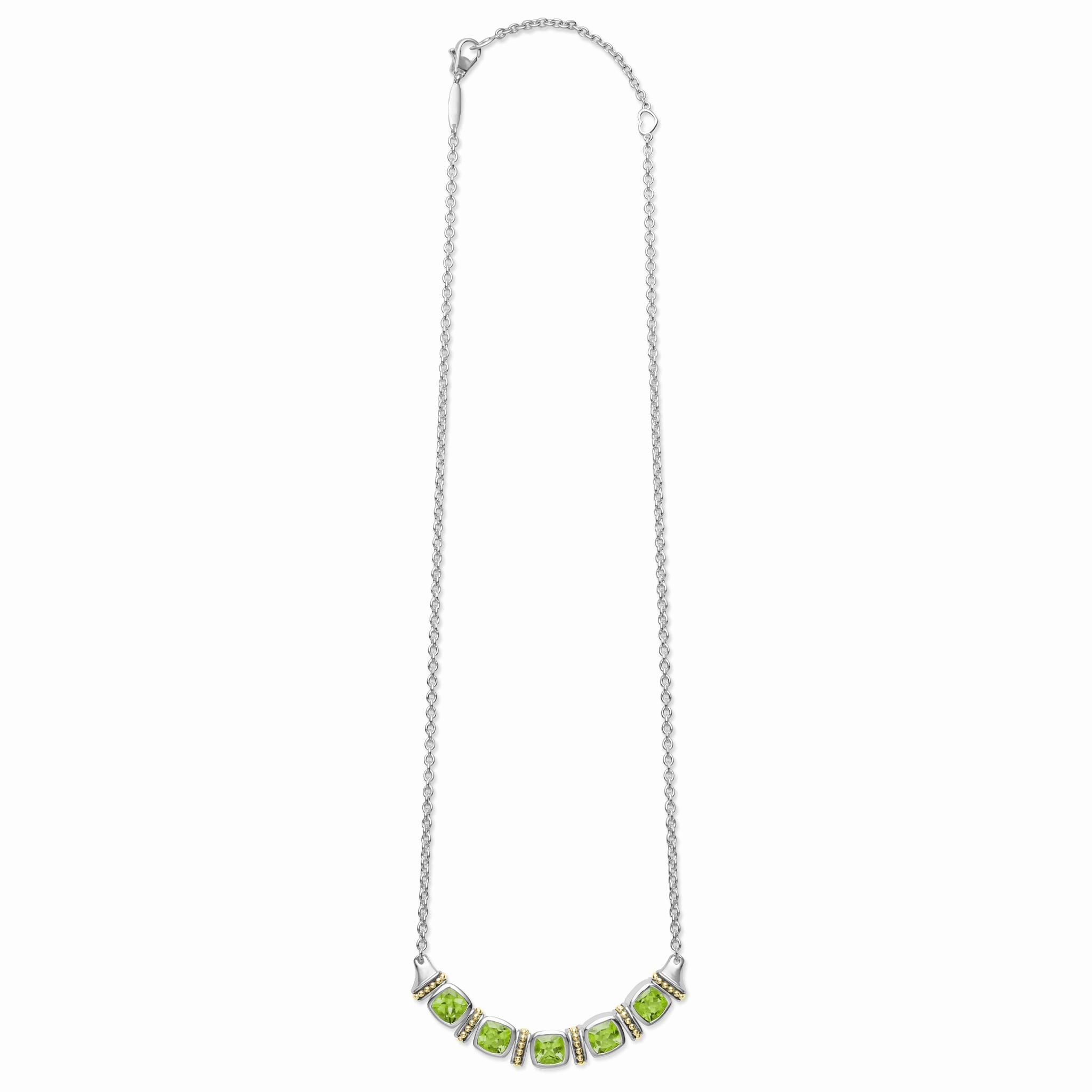 Rittenhouse Five Station Peridot Necklace