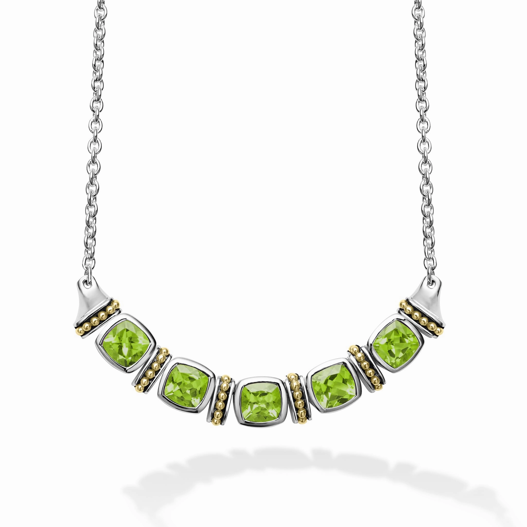 Rittenhouse Five Station Peridot Necklace