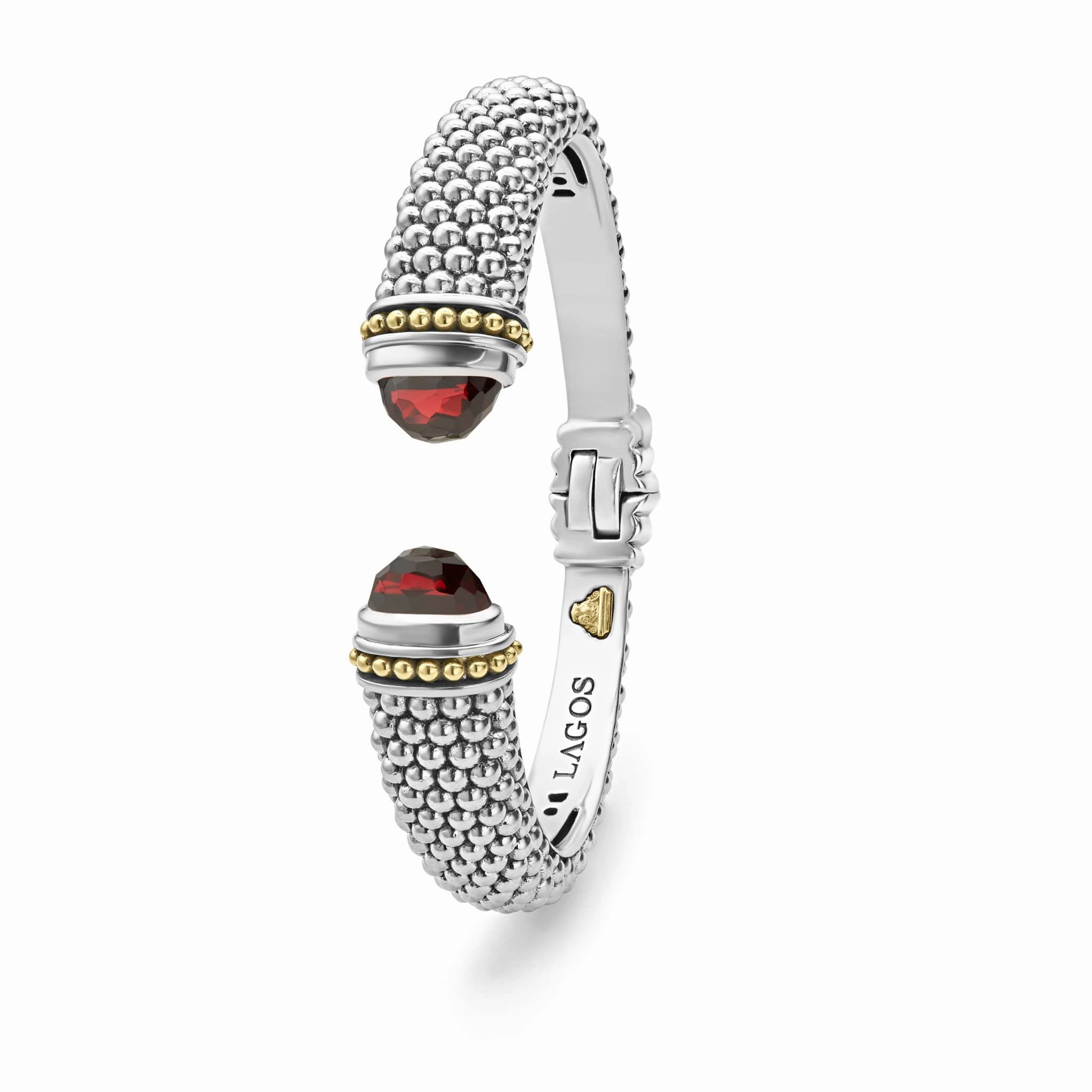 Rittenhouse Garnet Cuff Bracelet | 12mm